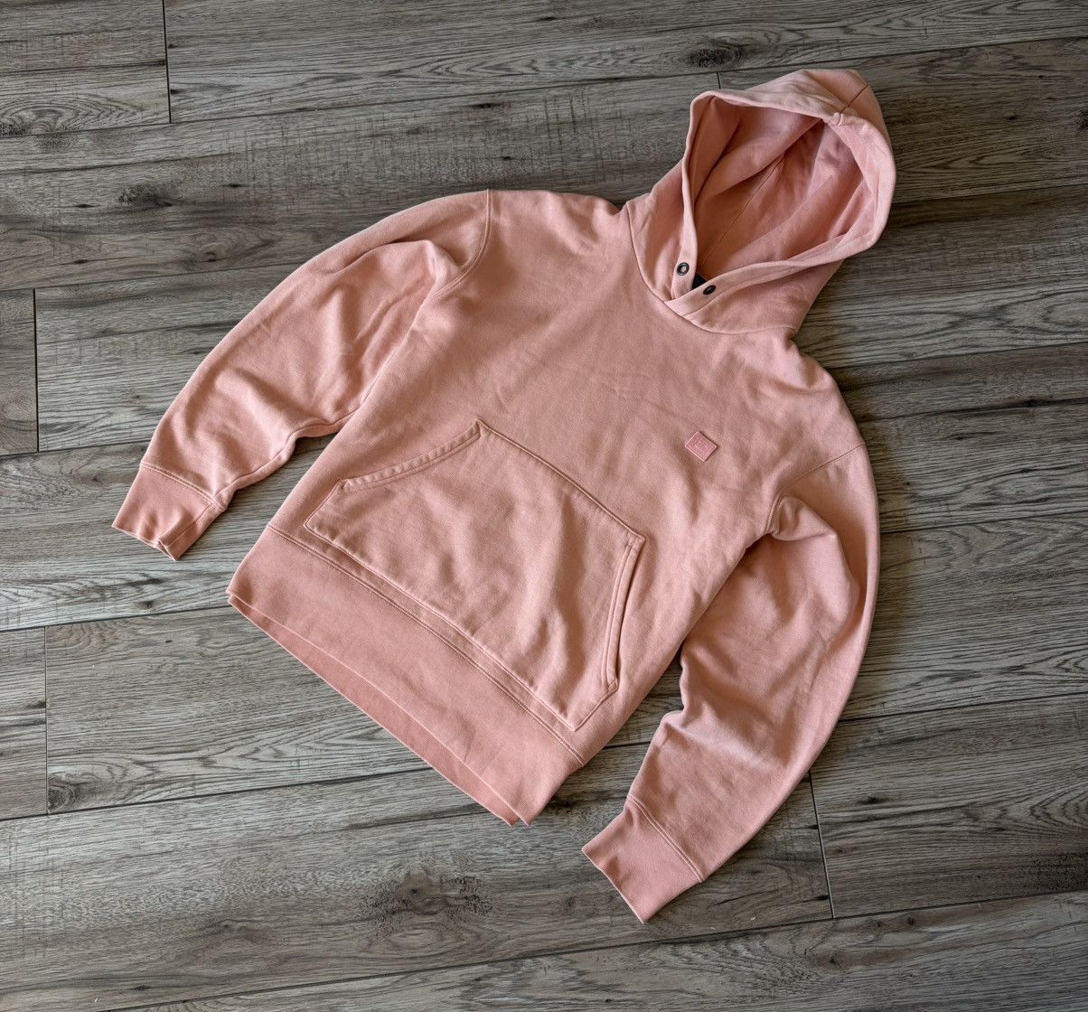 Acne Studios Acne Studios Ferris Face Hoodie - Pale Pink - Size S Size US S / EU 44-46 / 1 - 1 Thumbnail
