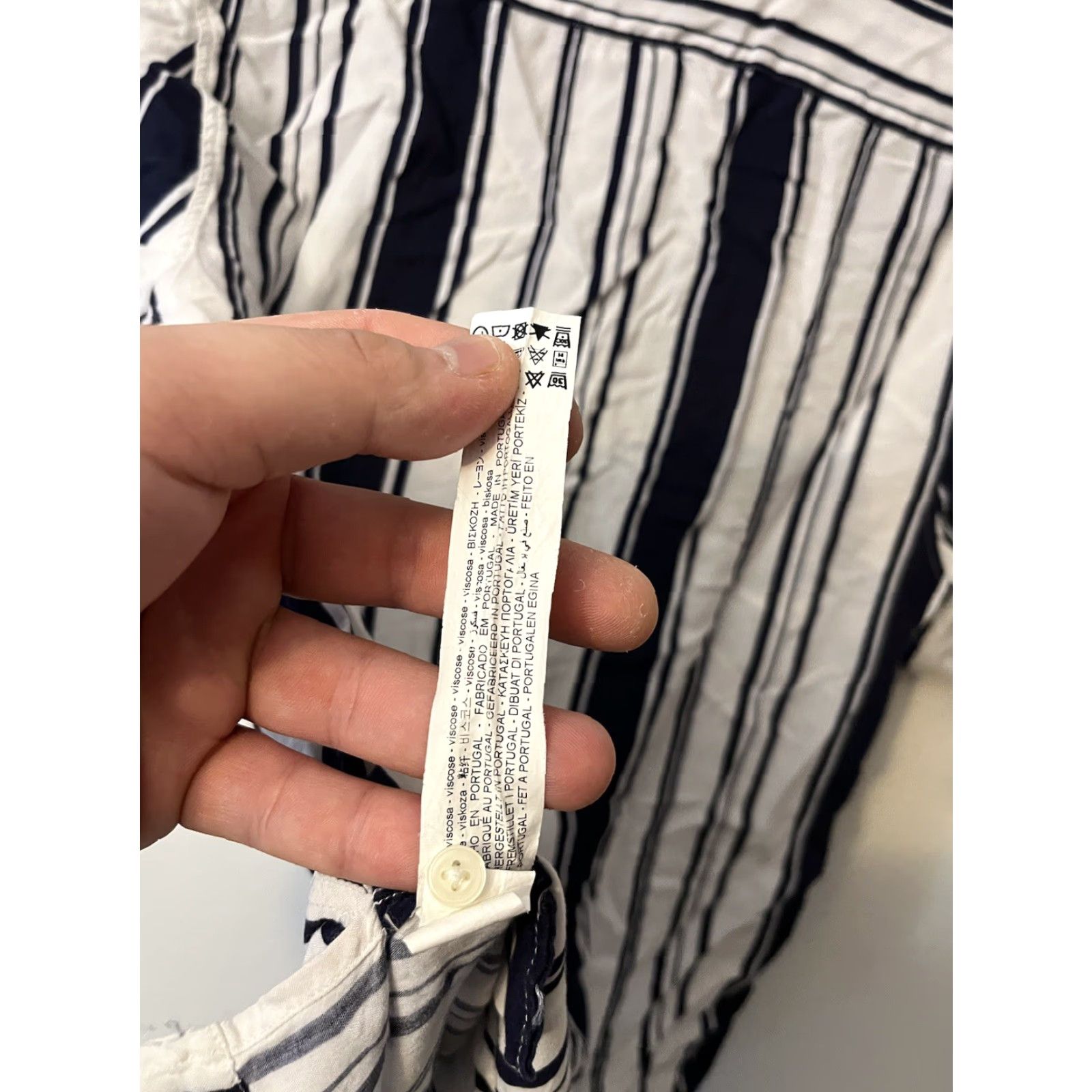Zara Zara Men's Short Sleeve Shirt Button-Up Striped Size Small Multicolor Cotton Collared Mens Size US S / EU 44-46 / 1 - 6 Thumbnail