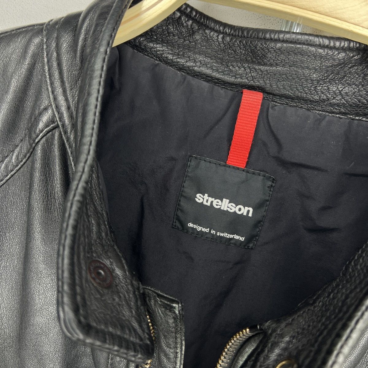 Genuine Leather × Strellson Strellson Lamb Nappa Leather Jacket Black Switzerland Size US M / EU 48-50 / 2 - 7 Thumbnail