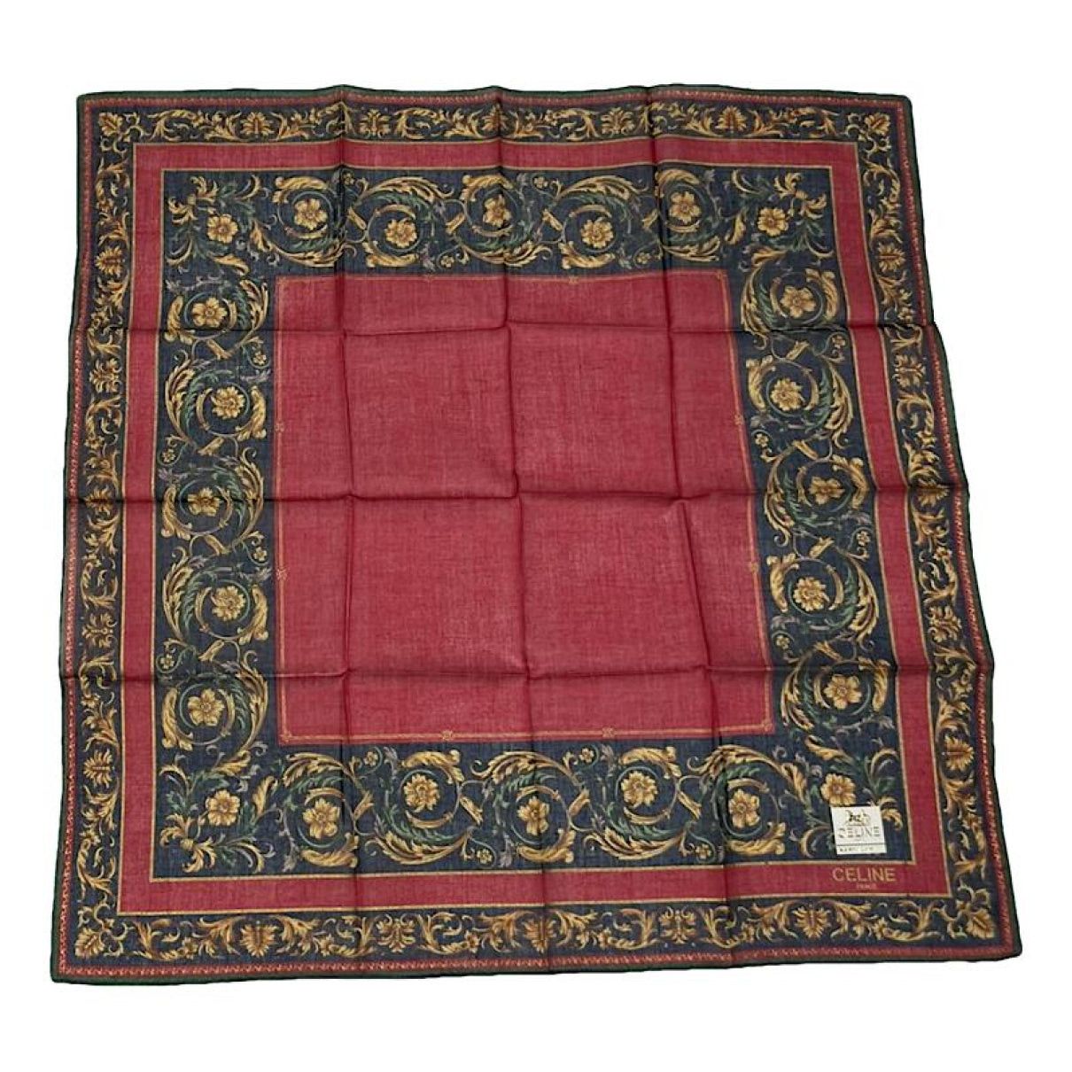 Celine Red Silk Silk Handkerchief Size ONE SIZE - 1 Thumbnail