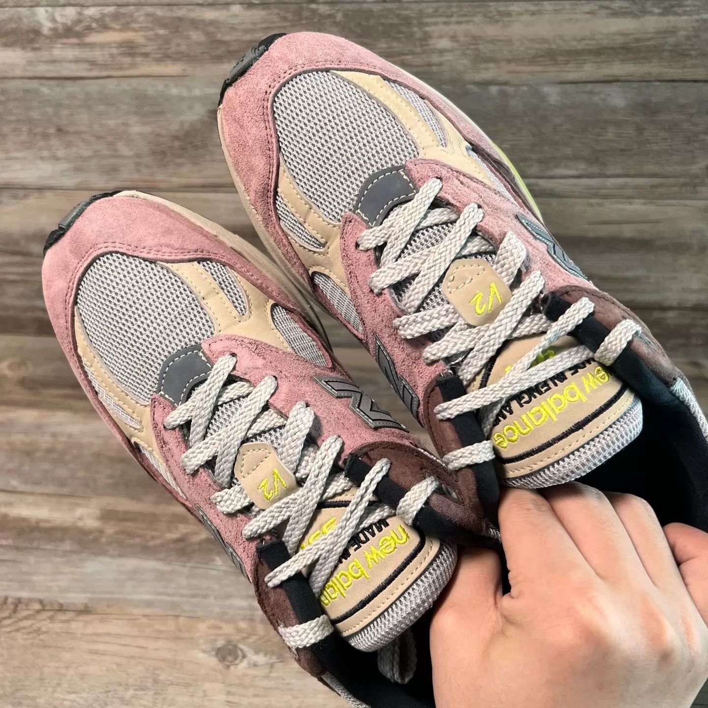 New Balance New Balance 991 V2 U991MG2 Rust & Gray Pink 42.5 Size US 9 / EU 42 - 5 Thumbnail