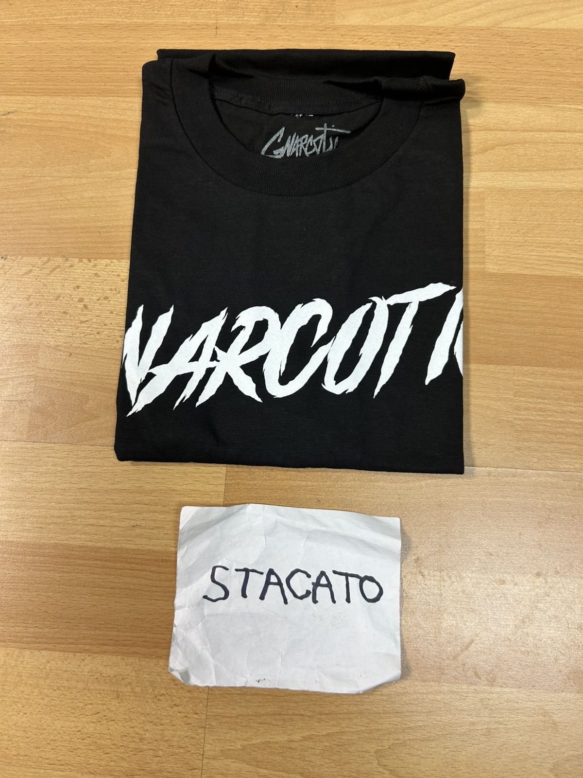 Gnarcotic × Rap Tees Gnarcotic Lil Gnar Felt Tip Logo Tee Black Size US S / EU 44-46 / 1 - 4 Thumbnail