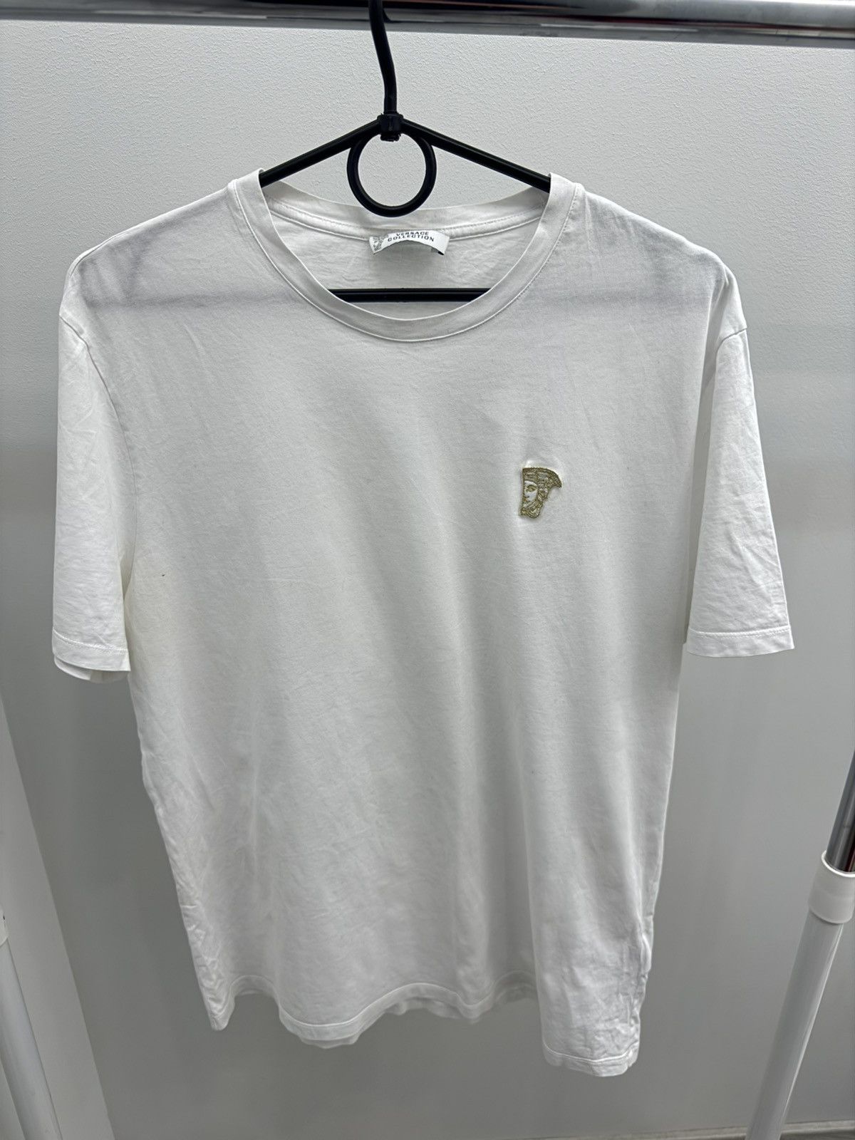 Versace Versace Collection Medusa Logo White T-shirt Tee Size US L / EU 52-54 / 3 - 1 Thumbnail