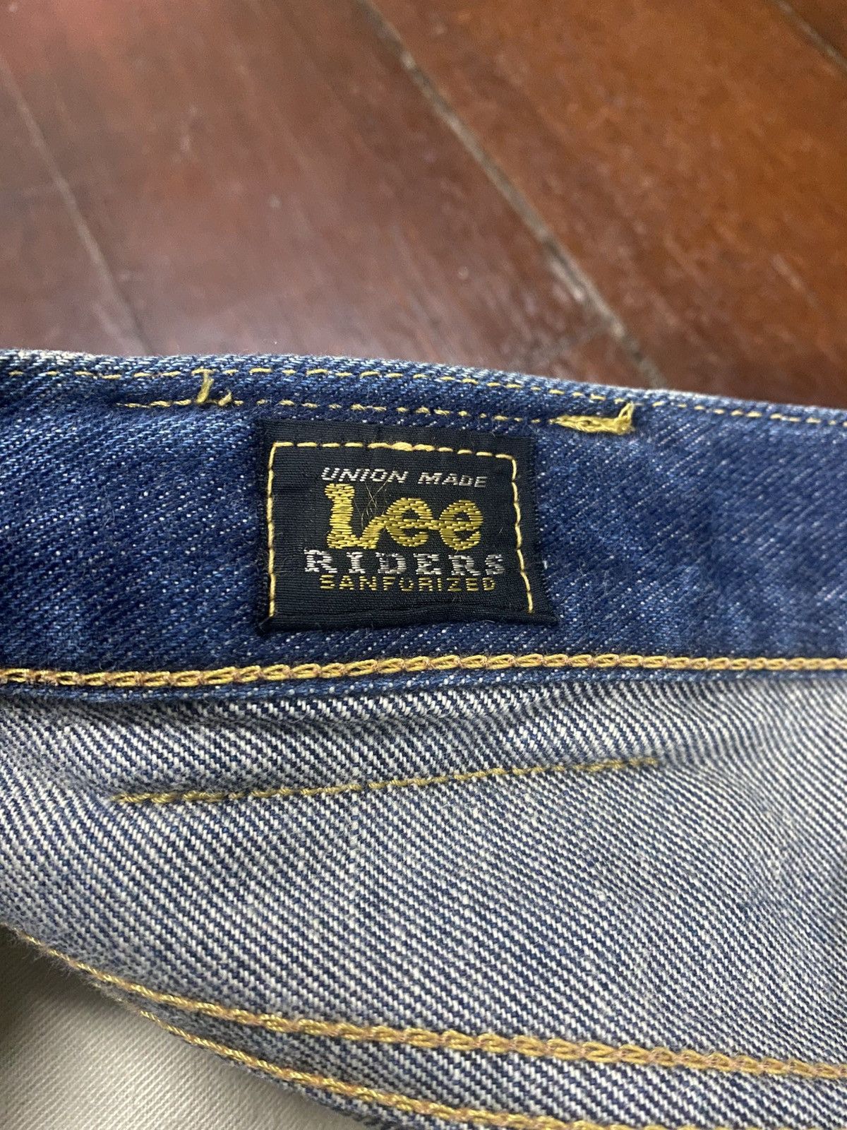 Hysteric Glamour Vintage Lee Rider Distressed Flared Jeans distressed rework Size US 35 - 11 Thumbnail