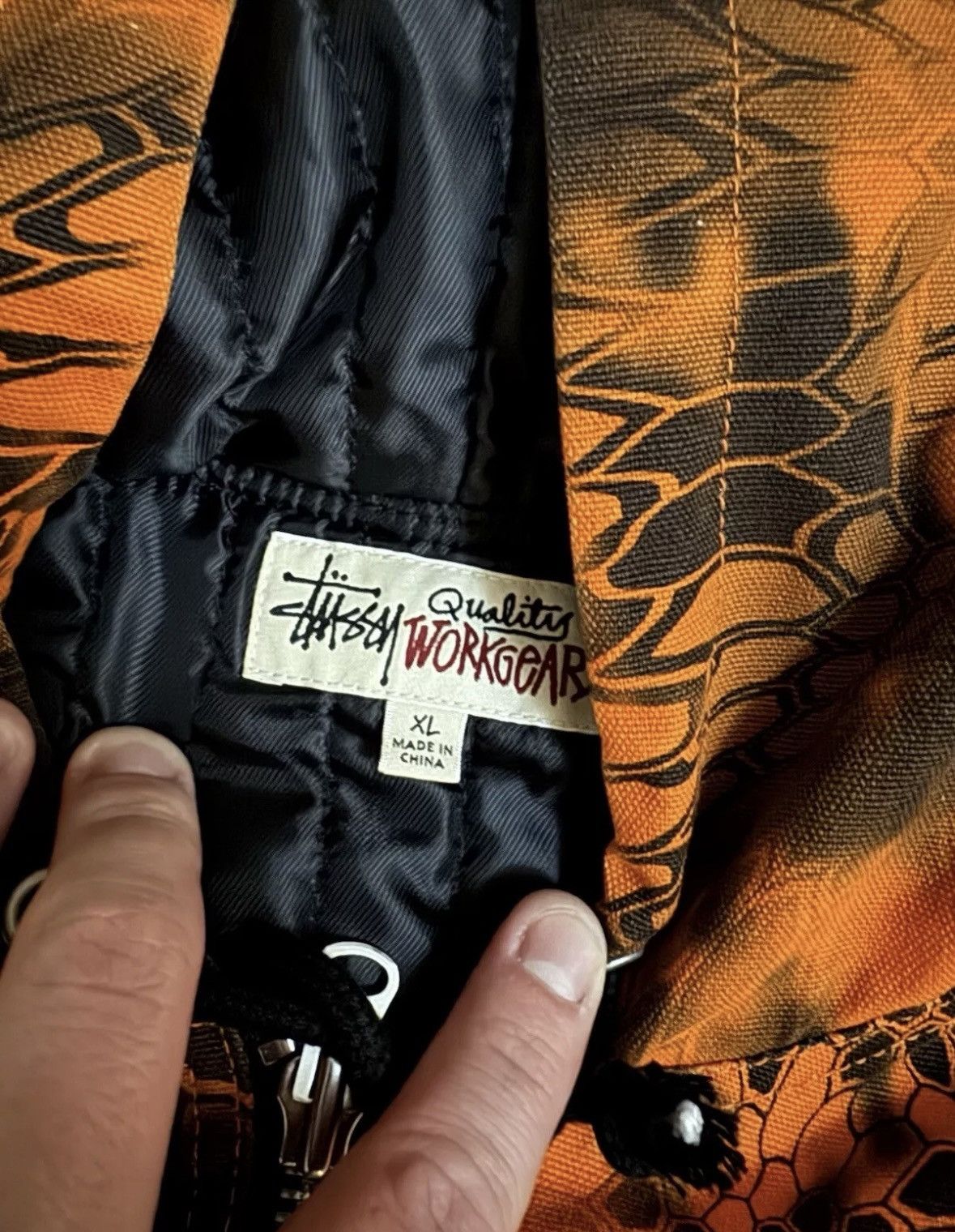 Stussy STÜSSY Men's Work Jacket Kryptek Camo Jacket Inferno Size US XL / EU 56 / 4 - 4 Thumbnail