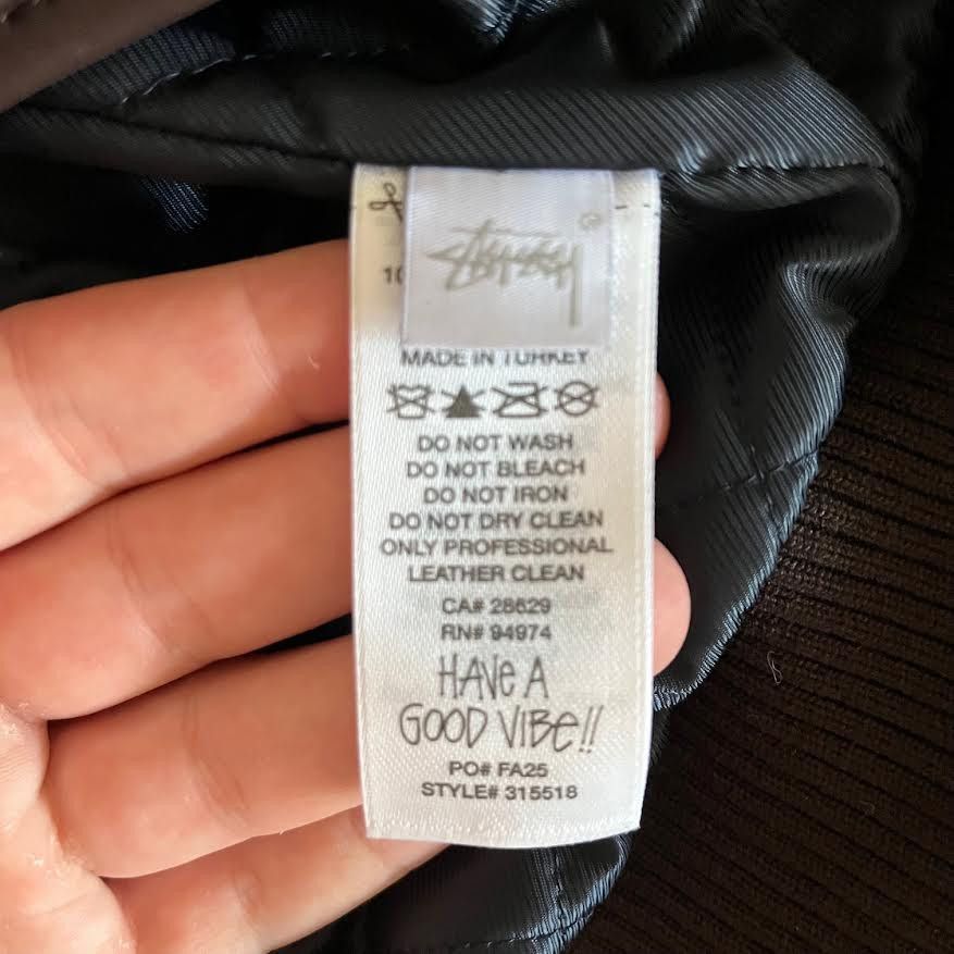 Stussy Stussy Wales Bonner Leather Varsity Jacket & Collab Dustbag Size US M / EU 48-50 / 2 - 6 Thumbnail