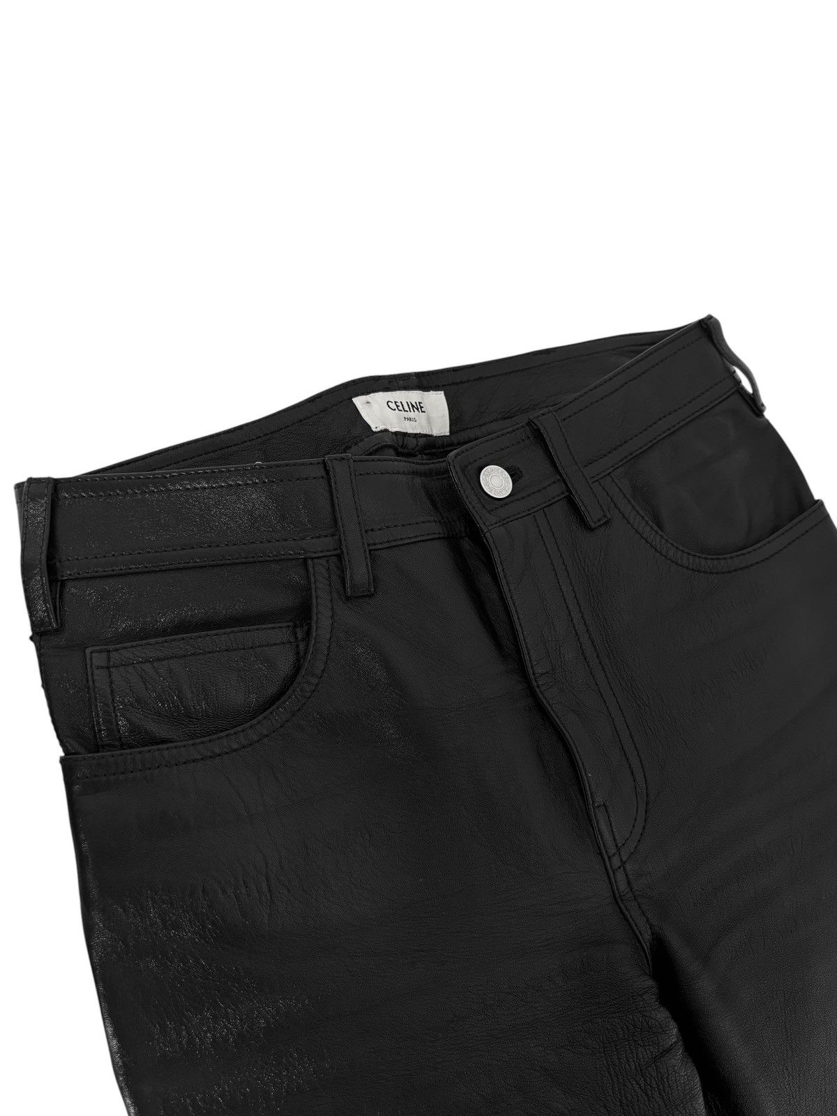 Celine × Hedi Slimane SS19/SS21 Studded Leather Pants (2019/2021, Stud) Size US 30 / EU 46 - 3 Thumbnail