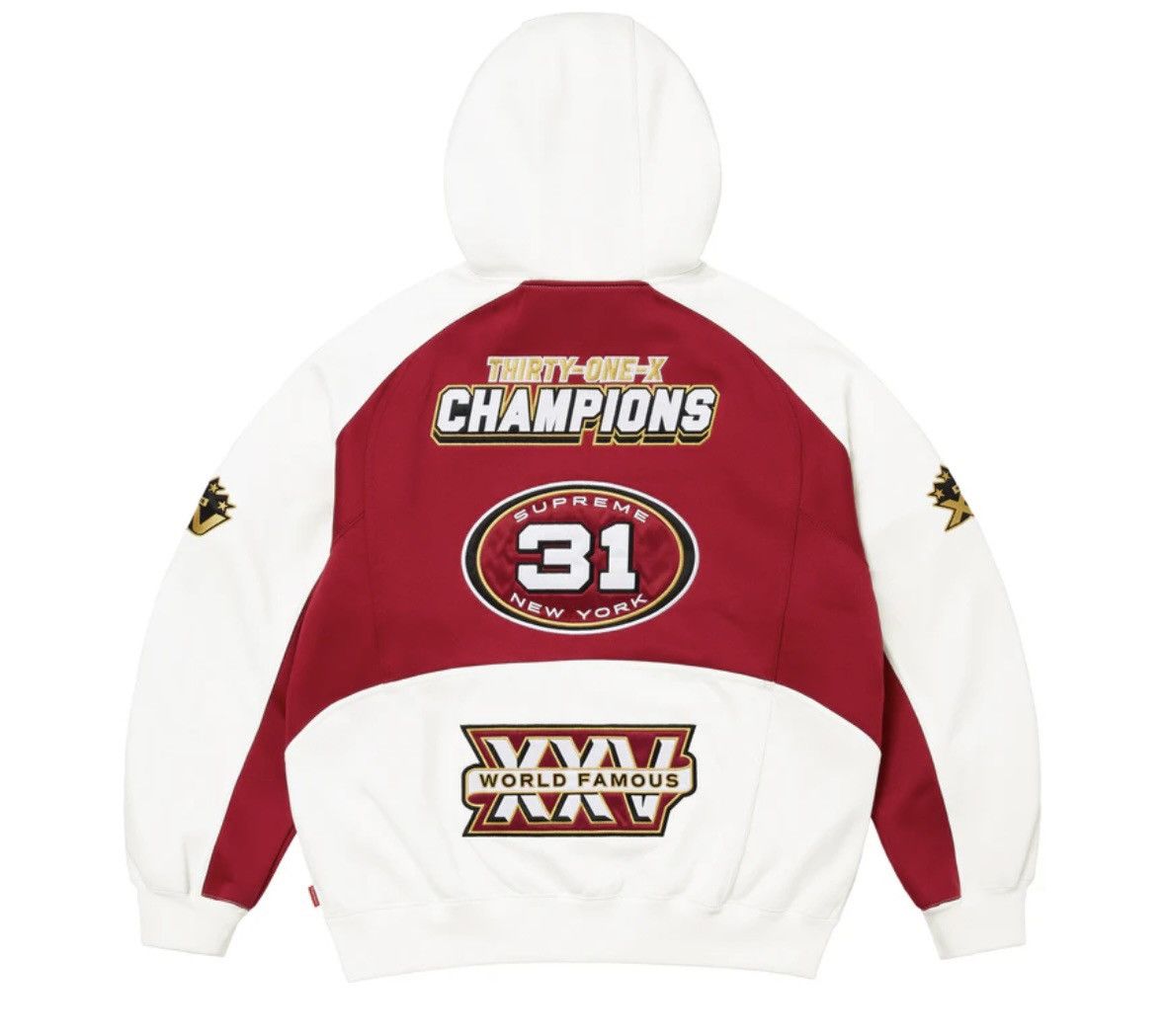 Supreme Supreme football zipup hooded sweatshirt large Size US L / EU 52-54 / 3 - 2 Thumbnail
