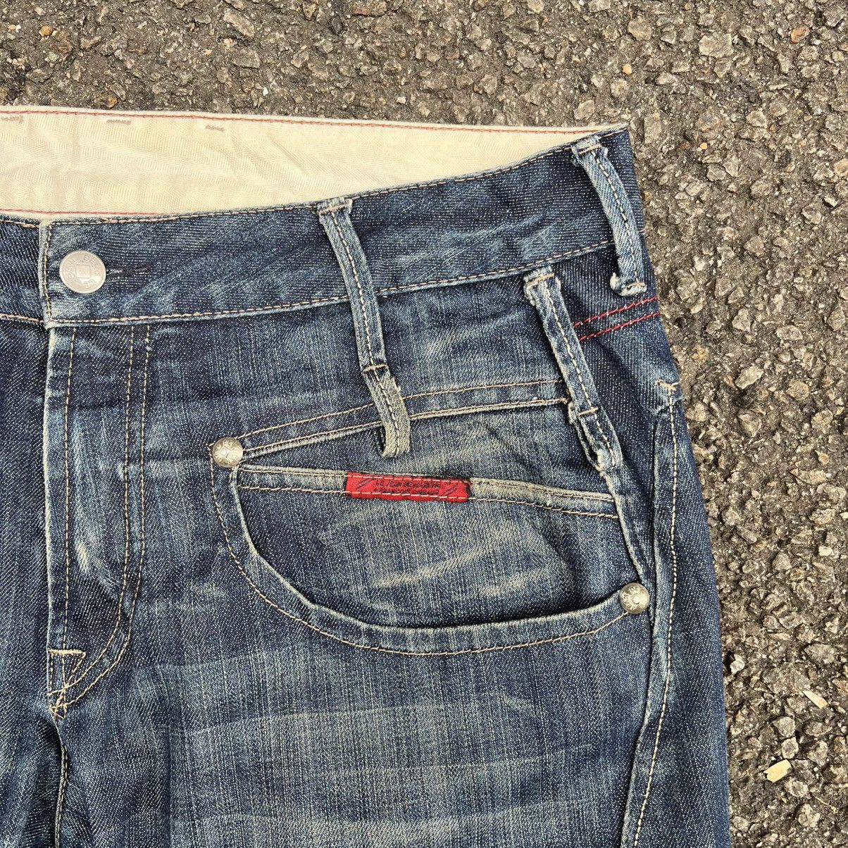 Marithe + Francois Girbaud Vintage Y2K MFG Faded Jeans Size US 33 - 4 Thumbnail