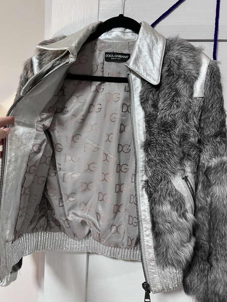 Dolce & Gabbana Dolce Gabbana Fur Goatskin Leather jacket Size XS / US 0-2 / IT 36-38 - 5 Thumbnail