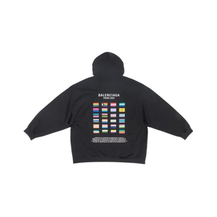 Balenciaga Balenciaga Pride 2022 Hooded Sweatshirt Size US S / EU 44-46 / 1 - 1 Thumbnail