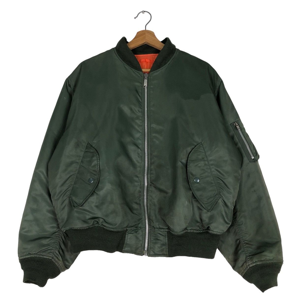 Japanese Brand Vtg Bomber Jacket Uniqlo Military Design Issey Miyake Japan Size US M / EU 48-50 / 2 - 1 Thumbnail