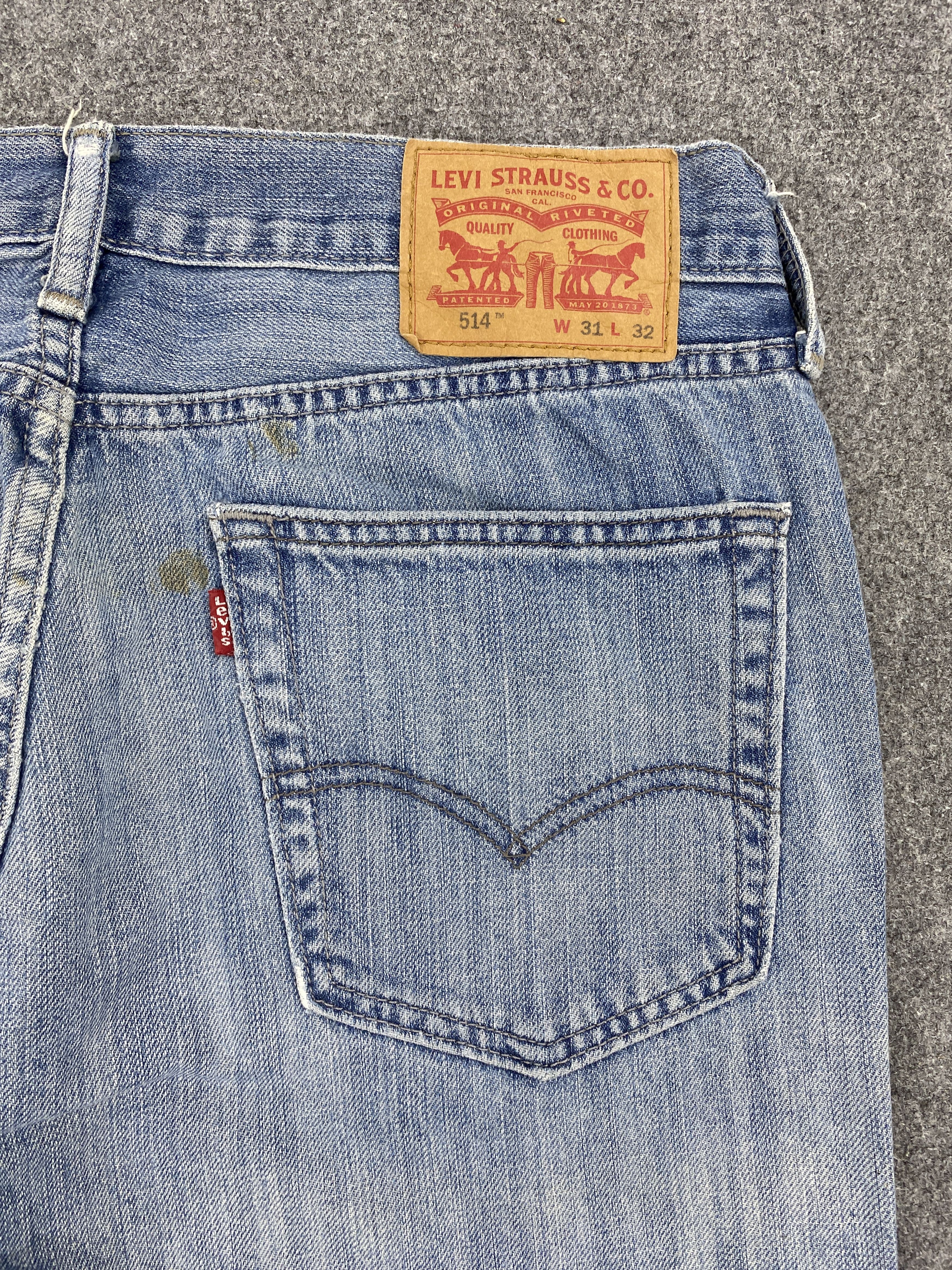 Levi's × Vintage Splatter Paint Vintage Levis 514 Jeans Size US 31 - 15 Thumbnail