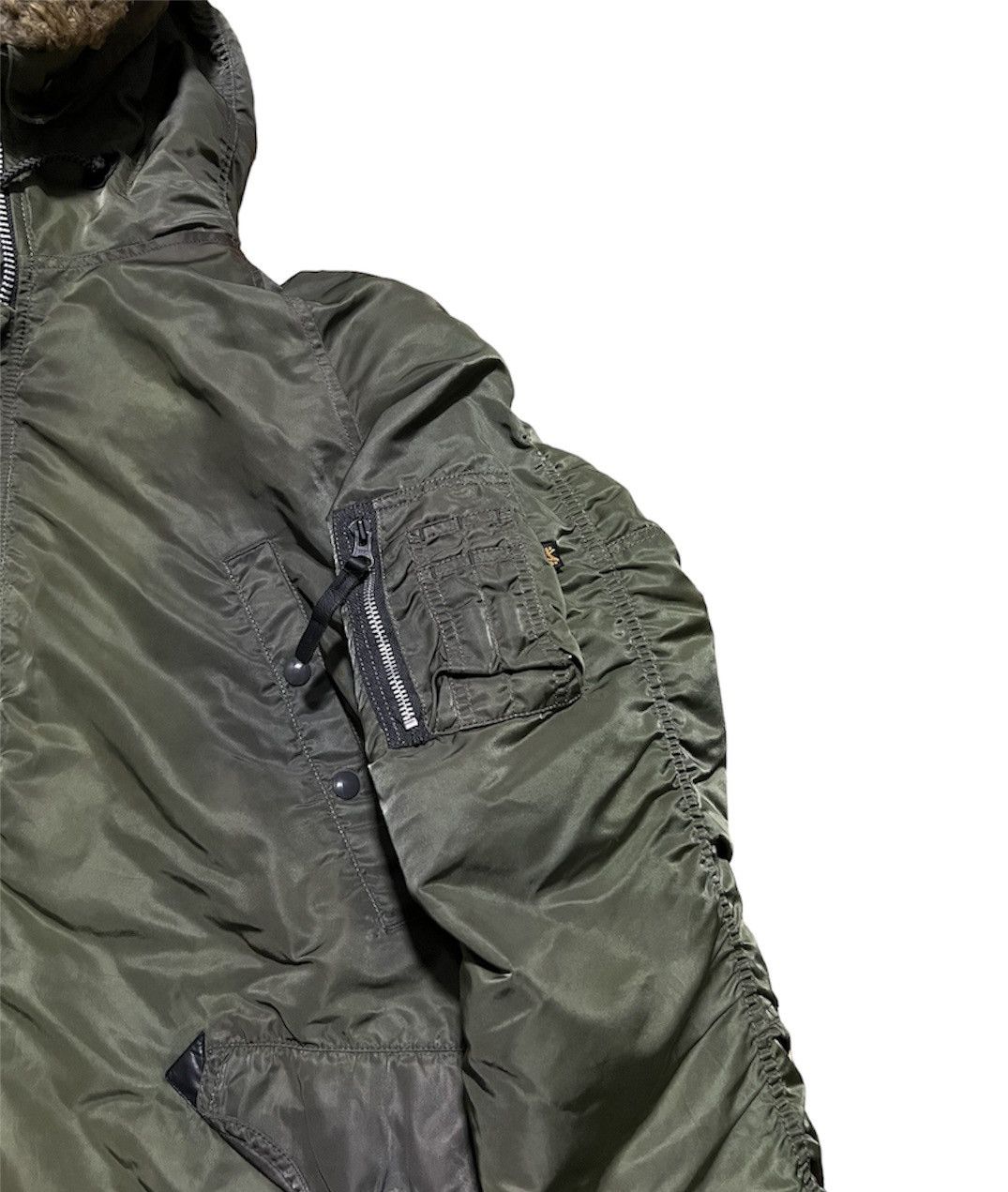 Alpha Industries Vintage 80s ALPHA INDUSTRIES N3B N Parka Jacket Size US L / EU 52-54 / 3 - 2 Thumbnail