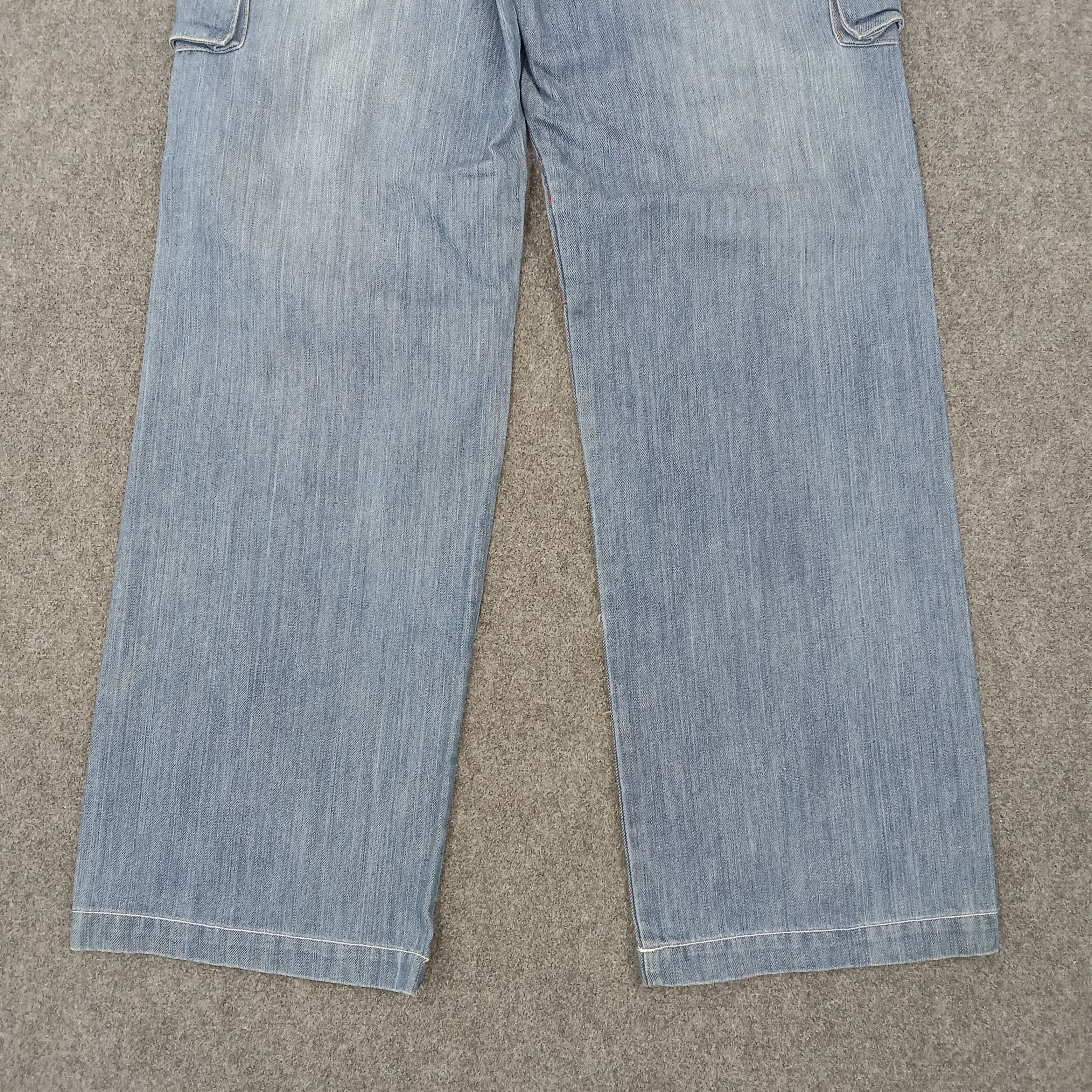 Karl Kani × Vintage Karl Kani American Baggy Style Cargo Denim Jeans Size US 27 - 10 Thumbnail
