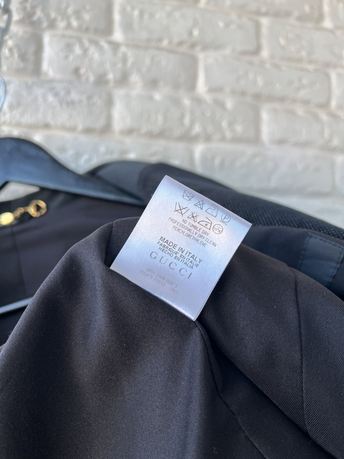 Gucci Gucci Black Logo Tuxedo Blazer Jacket Size XS / US 0-2 / IT 36-38 - 7 Thumbnail