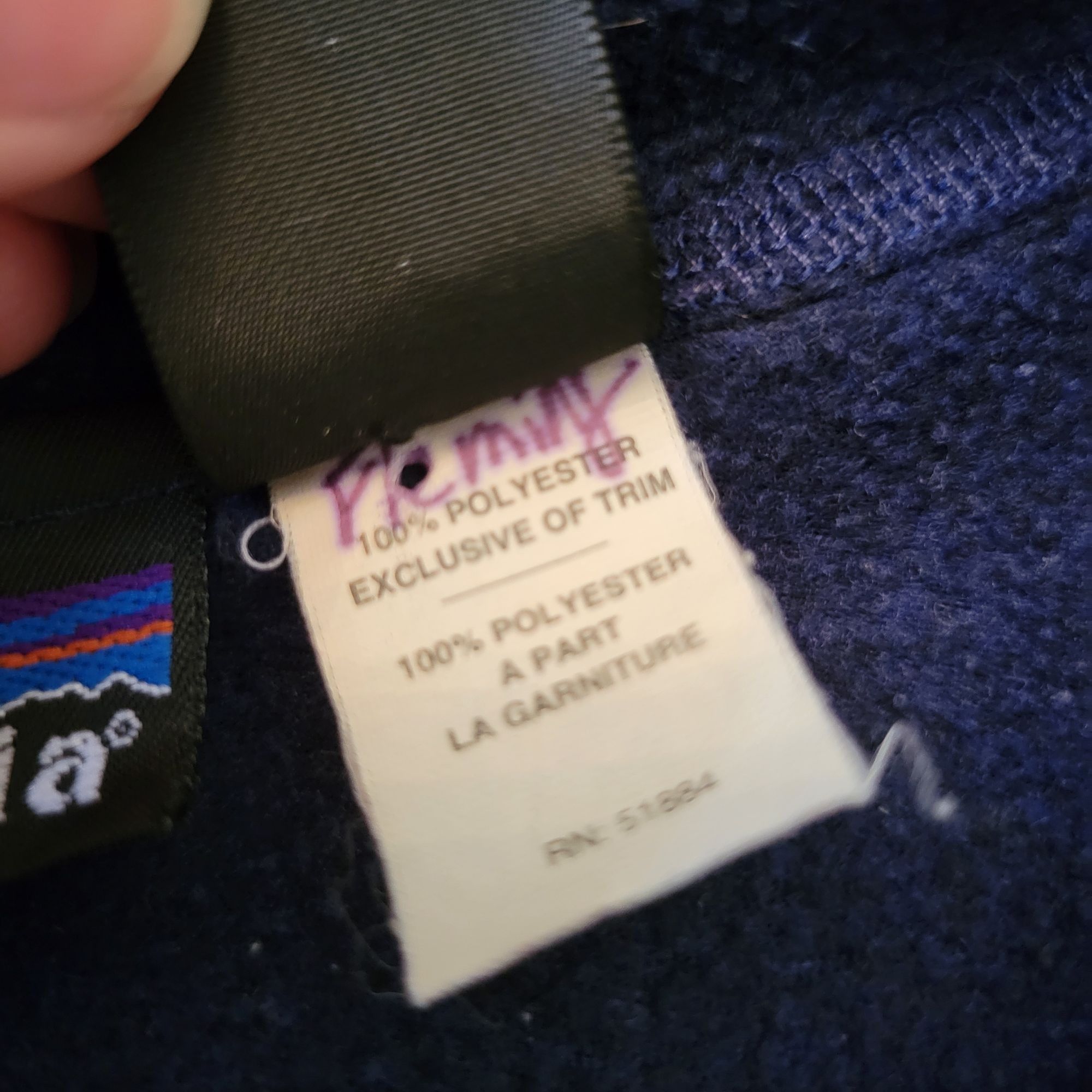 Patagonia Patagonia M Blue USA Full Zip Fleece Jacket EL CAPILENE Vint Size US M / EU 48-50 / 2 - 4 Thumbnail