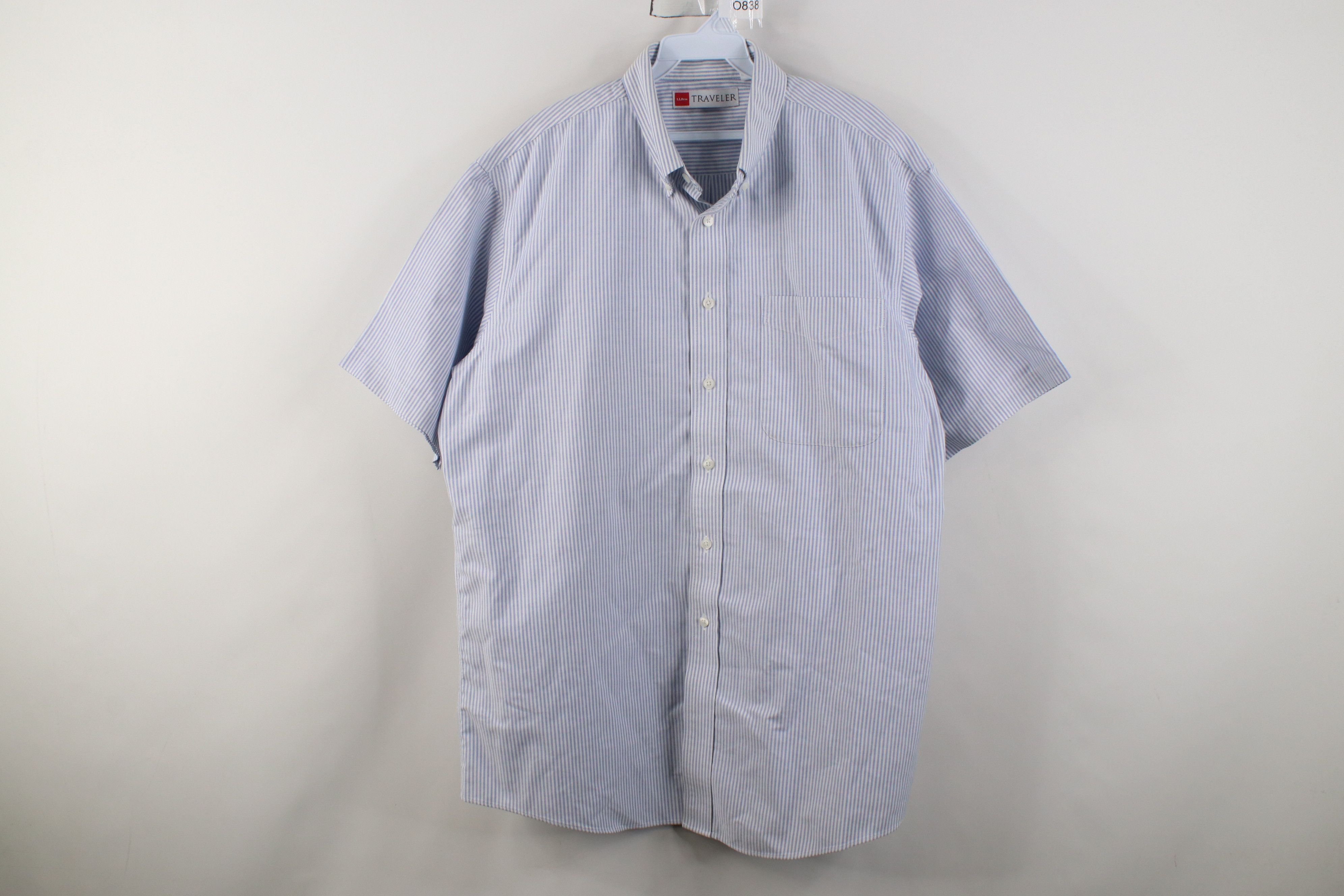L.L. Bean Vintage LL Bean Traveler Short Sleeve Button Down Shirt Size US L / EU 52-54 / 3 - 1 Thumbnail