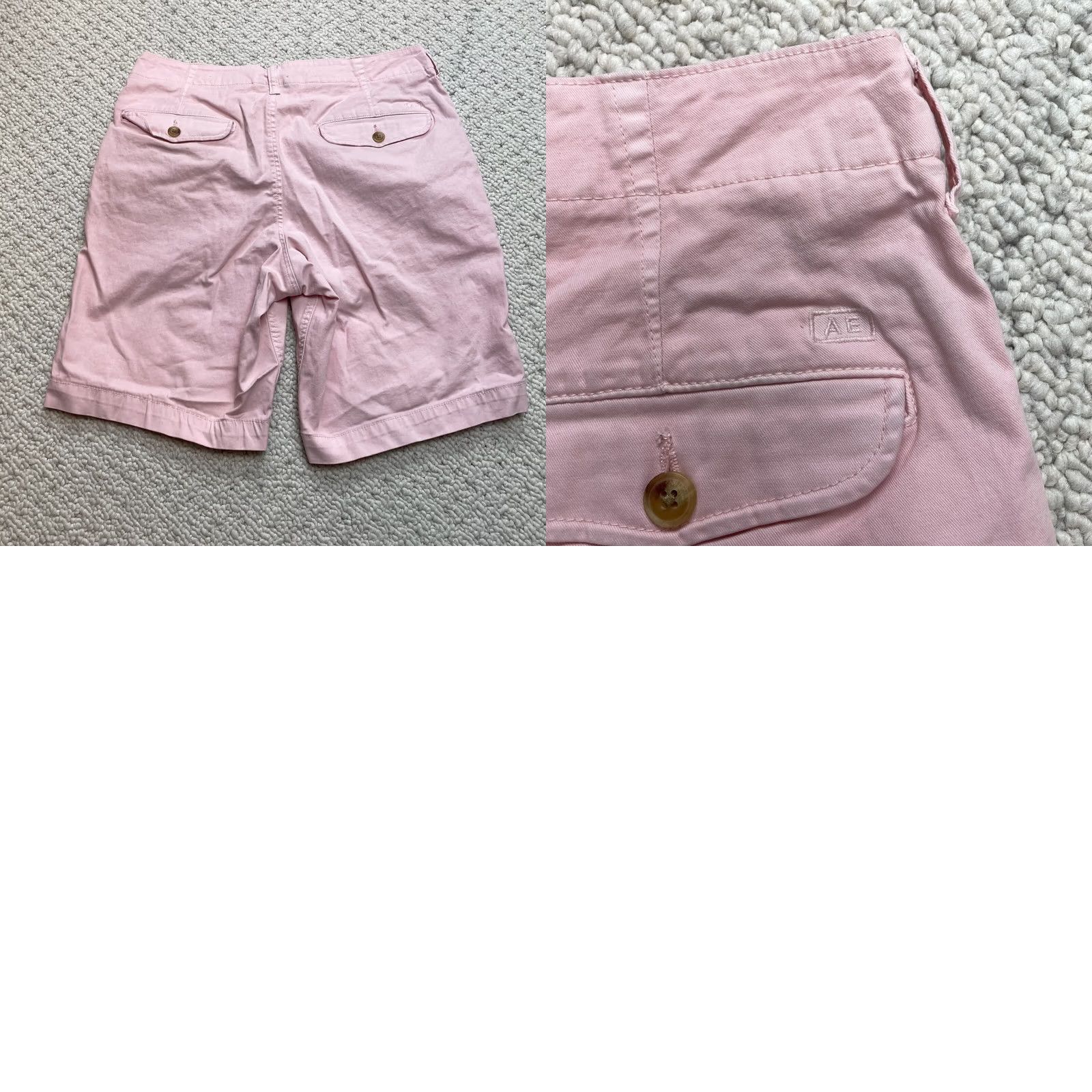American Eagle Outfitters American Eagle Next Level Flex Shorts Mens 32 Pink Chino Bermuda Classic Fit Size US 32 / EU 48 - 9 Thumbnail