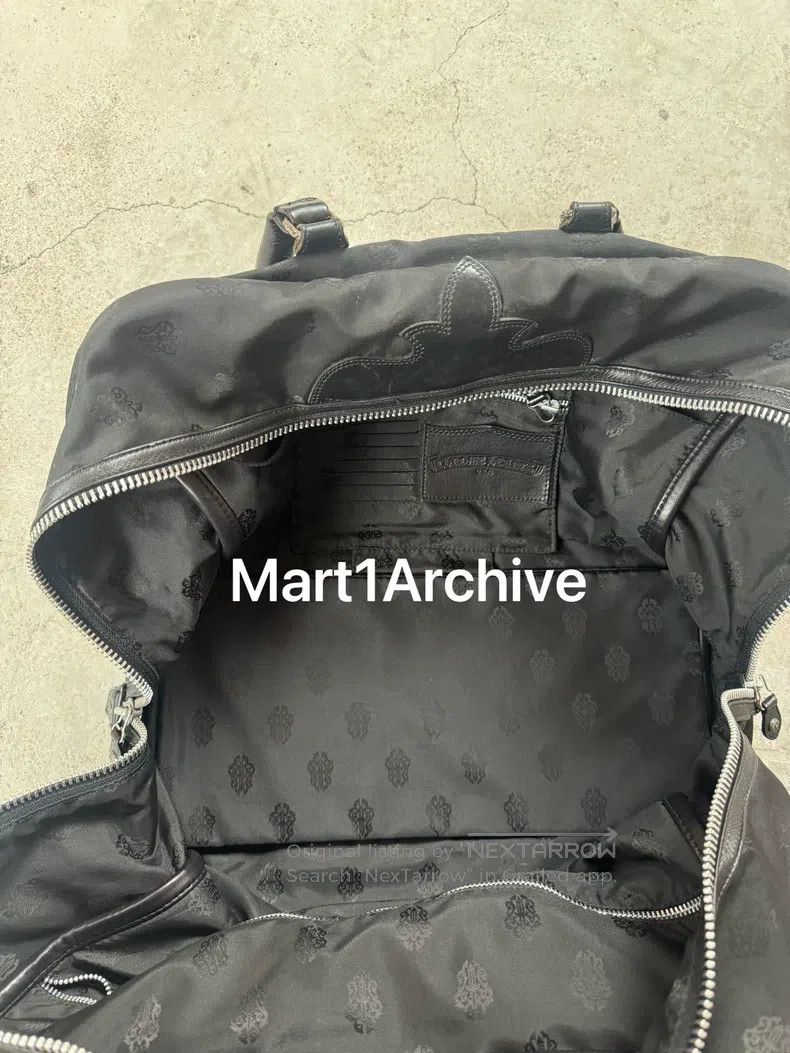Chrome Hearts CHROME HEARTS Large Travel Bag with Dark Pattern and Silve Size ONE SIZE - 9 Thumbnail