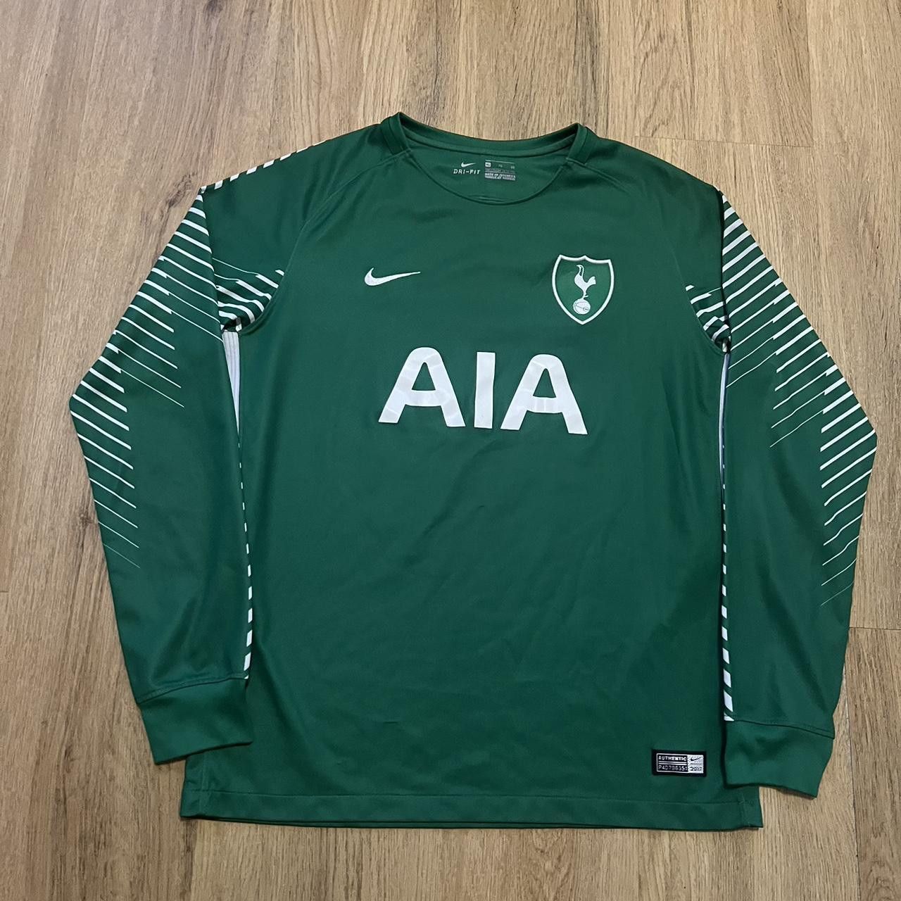 Nike 2017-18 Nike Tottenham Spurs green and white Size US S / EU 44-46 / 1 - 1 Thumbnail