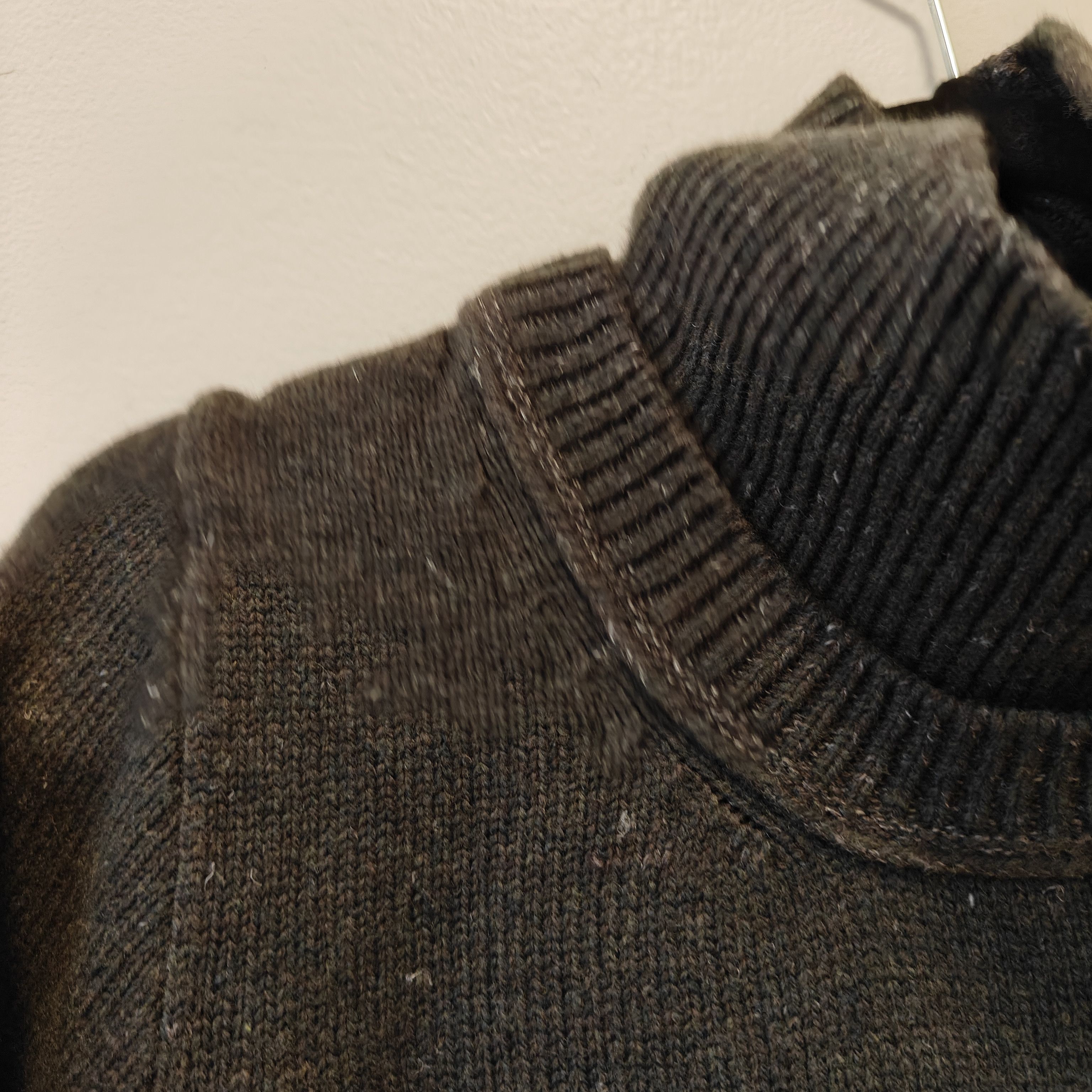 Inis Meain LNWOT Turtleneck grey sweater wool linen blend Size US S / EU 44-46 / 1 - 6 Thumbnail