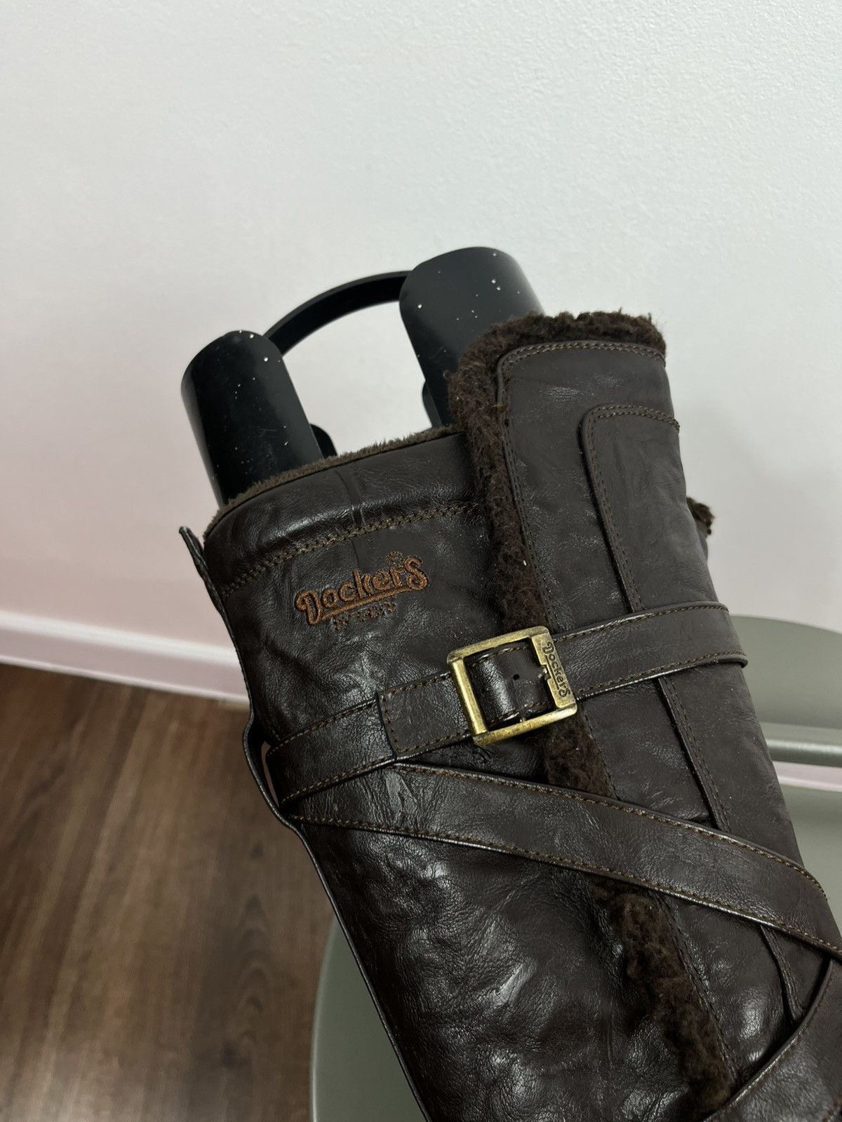 Other Dockers Brown Faux Leather Riding Boots Size 40 Size US 9.5 / IT 39.5 - 16 Thumbnail