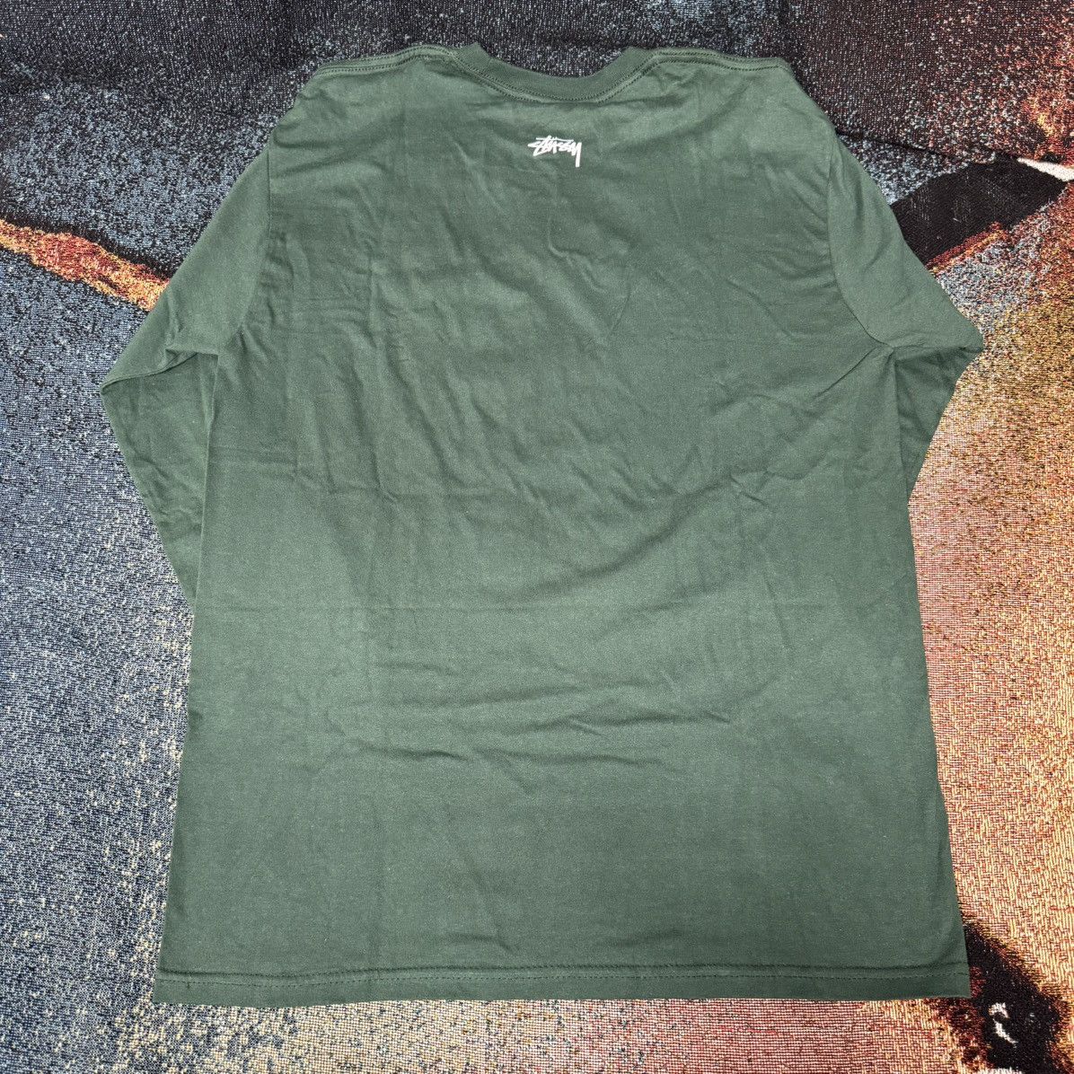 Stussy STUSSY HOLD DOWN THE CROWN LONG SLEEVE TEE FOREST GREEN Size US L / EU 52-54 / 3 - 2 Thumbnail