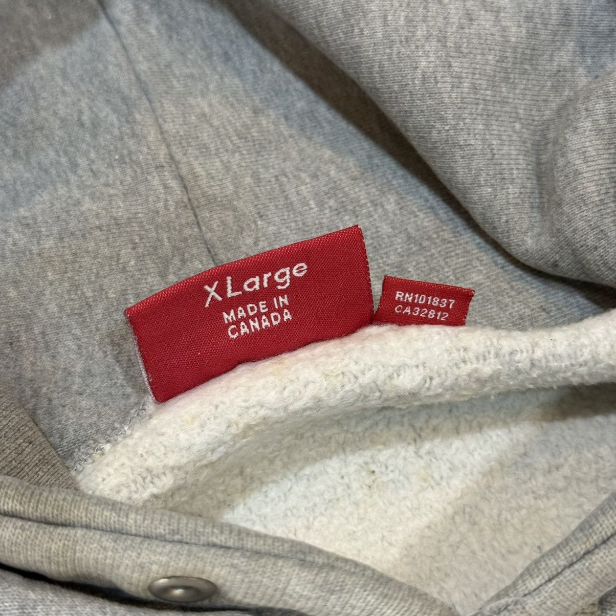 Supreme Vintage Supreme Box Logo Grey On Red 2000 Rare 💥 Size US XL / EU 56 / 4 - 6 Thumbnail