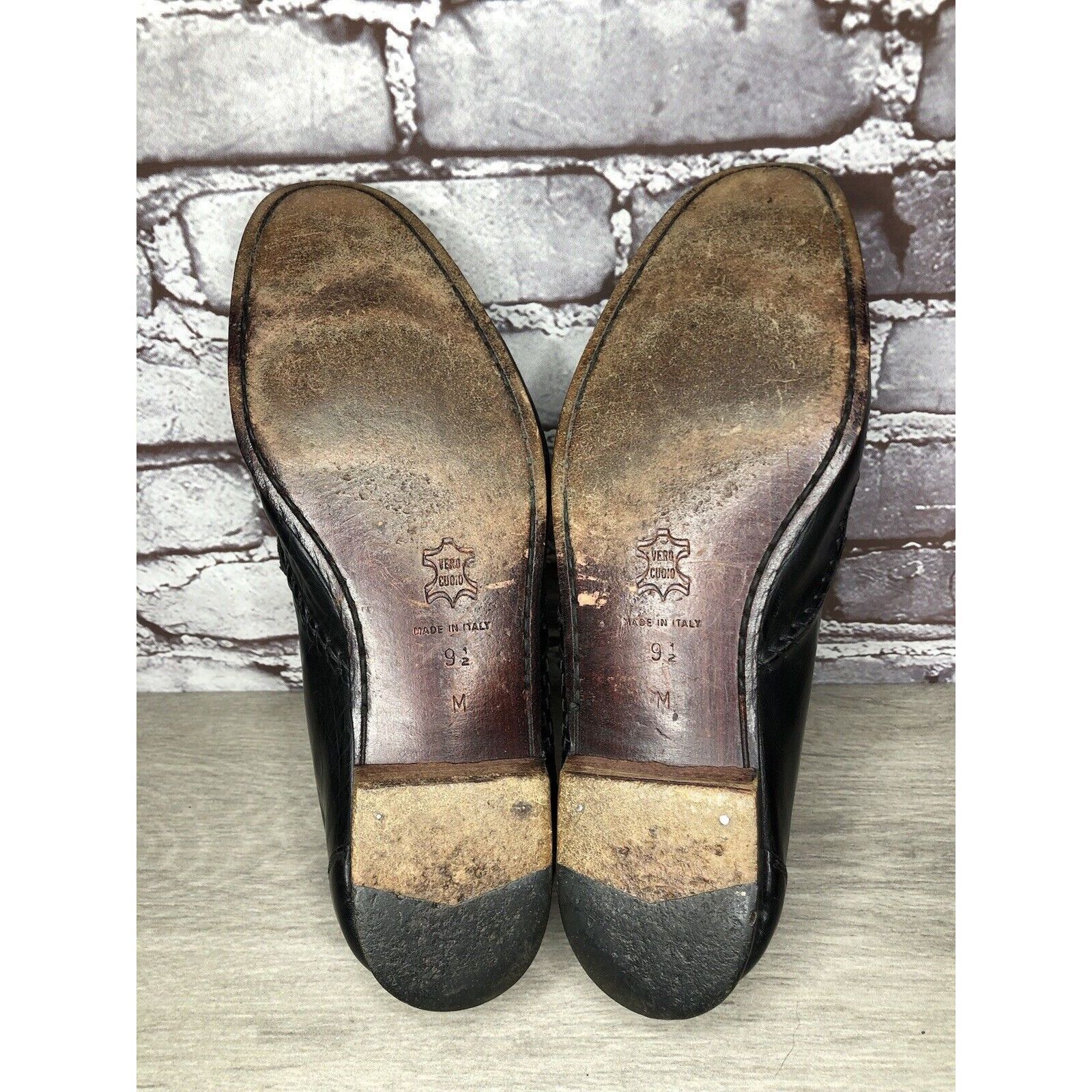 Other Santorini Black Leather BasketWeaves Woven Tassel Loafers Me Size US 9.5 / EU 42-43 - 6 Thumbnail