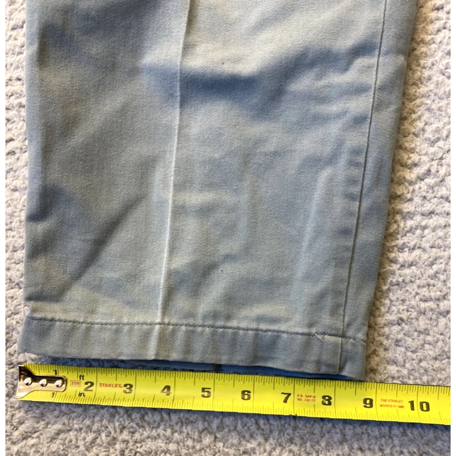 Roundtree & Yorke VINTAGE Roundtree & Yorke Men’s Dress Pants Size 38x34 Chino Straight Leg Teal Green Classic 90s Size US 38 / EU 54 - 7 Thumbnail