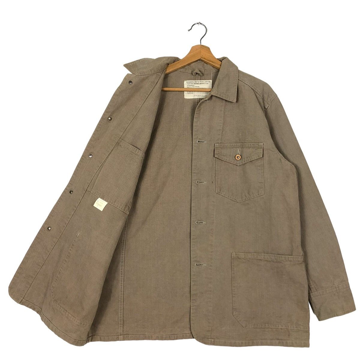 Japanese Brand 🔥TRUE VINTAGE JAN 1963 CHORE WORK JACKET JOHNBULL Size US L / EU 52-54 / 3 - 9 Thumbnail