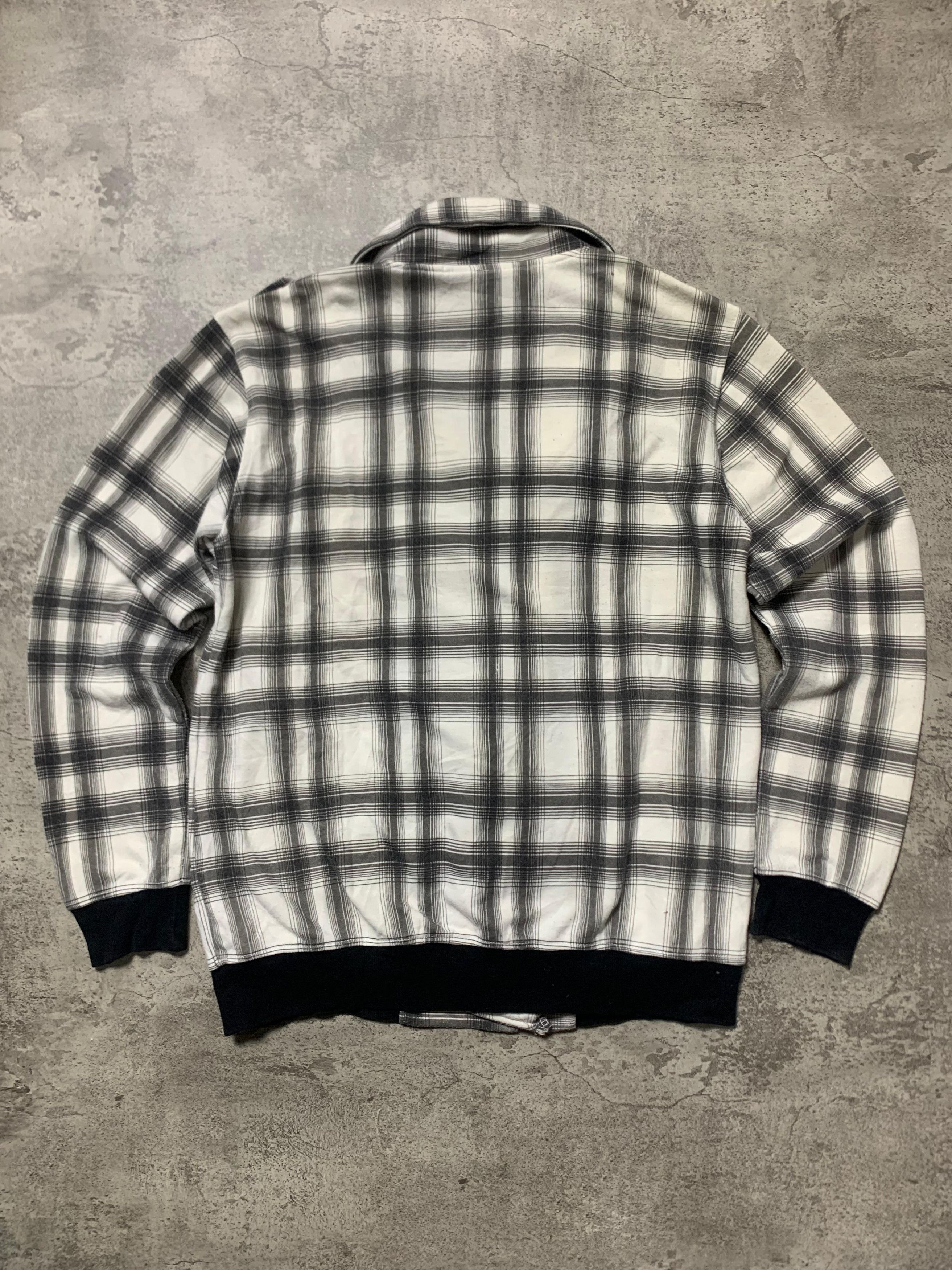 Japanese Brand 2000s The Boy's Garden Plaid Biker Jacket Size US M / EU 48-50 / 2 - 6 Thumbnail