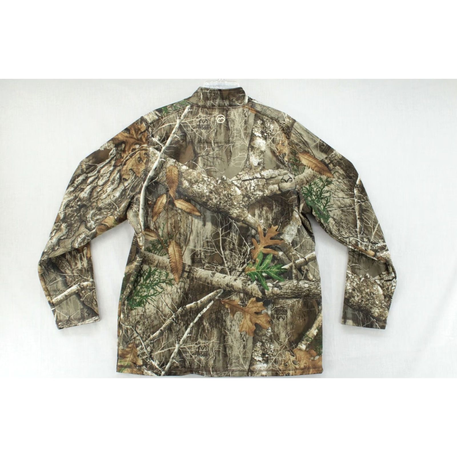 Vintage Magellan Outdoors Camo Hunt Gear Mens Large 1/4 Zip Pullover REALTREE Hunting Shirts Size US L / EU 52-54 / 3 - 5 Thumbnail