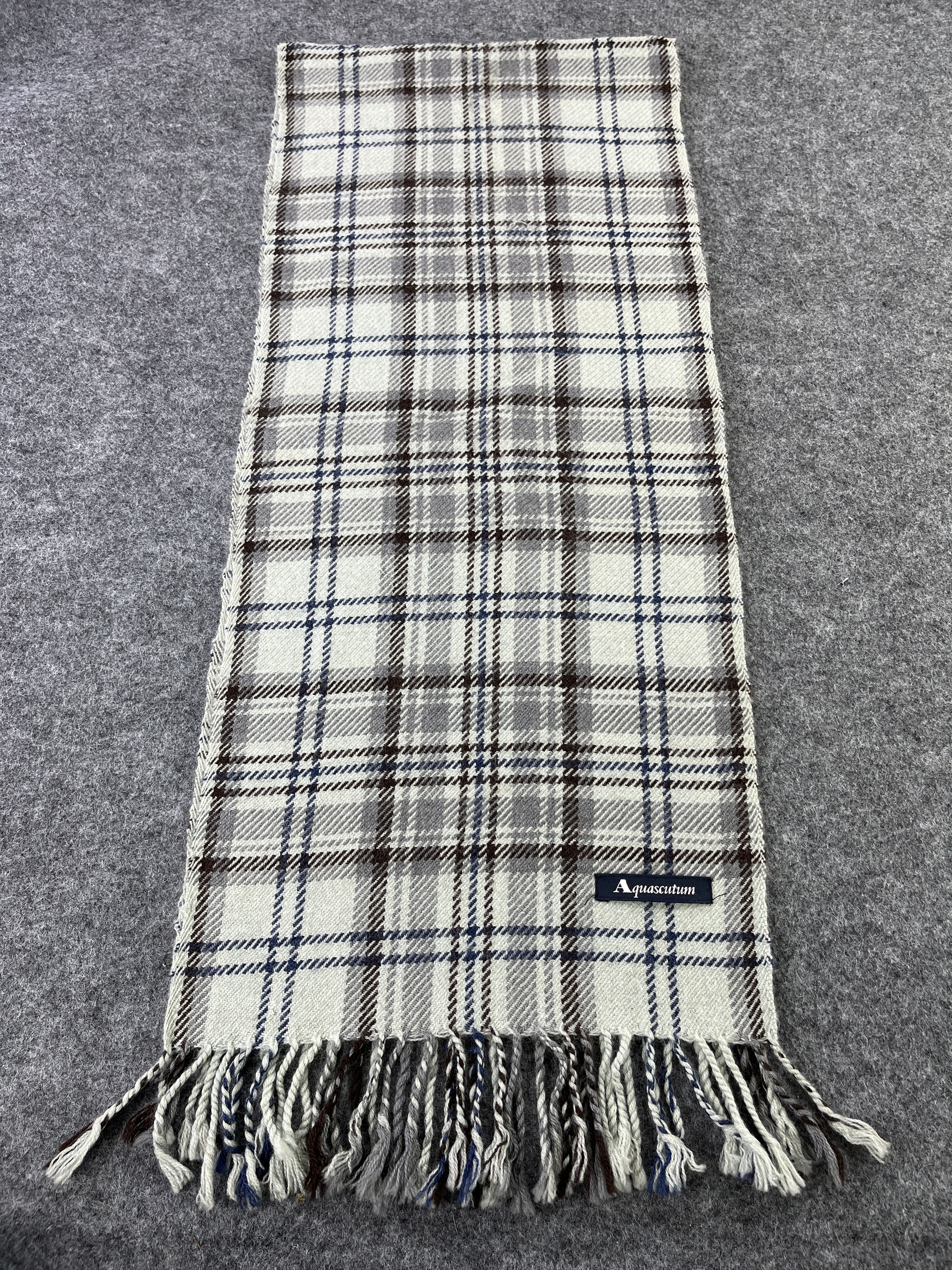 Aquascutum × Vintage Aquasqutum Scarf / Muffler / Neckwear T150 Size ONE SIZE - 2 Thumbnail