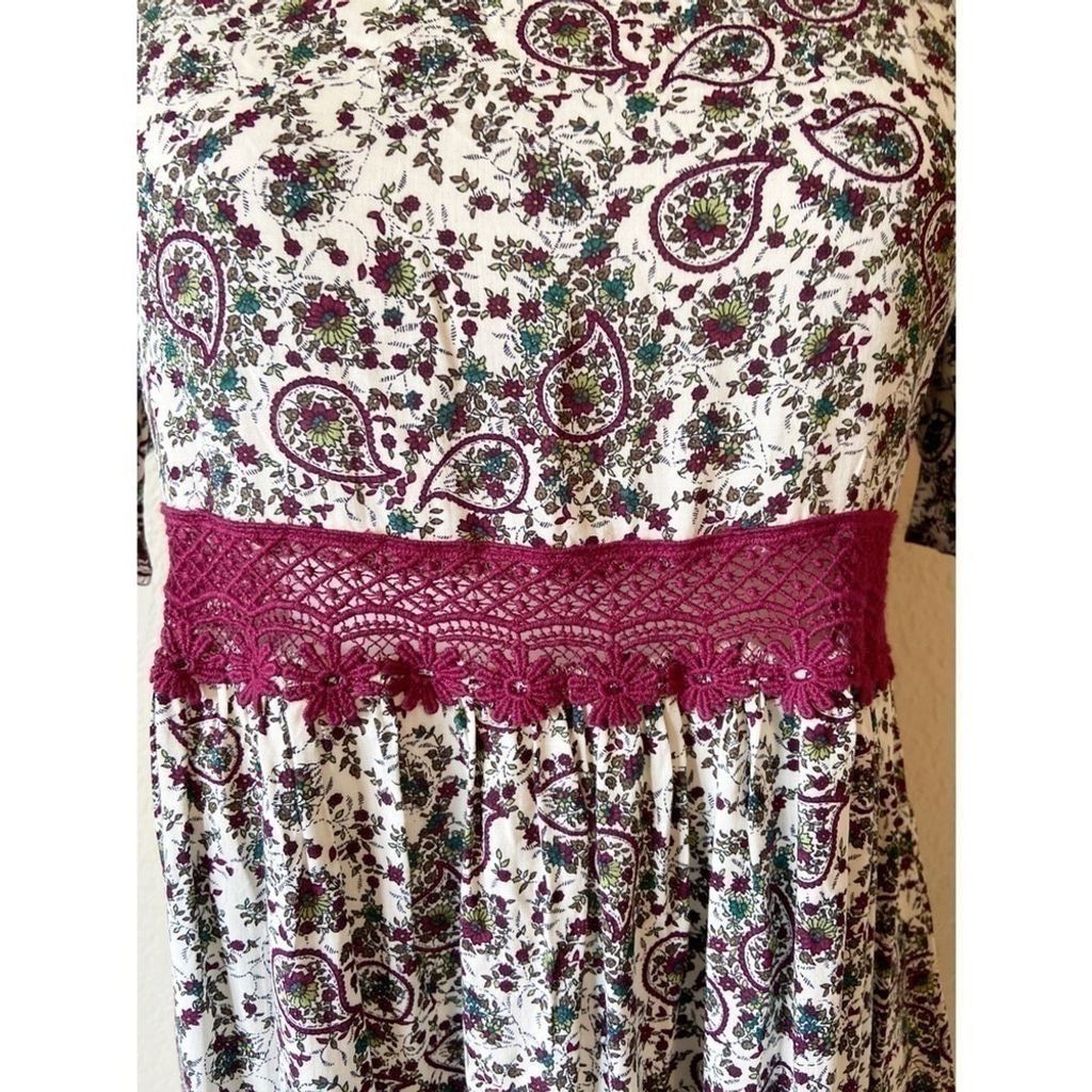 The Unbranded Brand NWT Boutique Floral Dress Size XS / US 0-2 / IT 36-38 - 5 Thumbnail