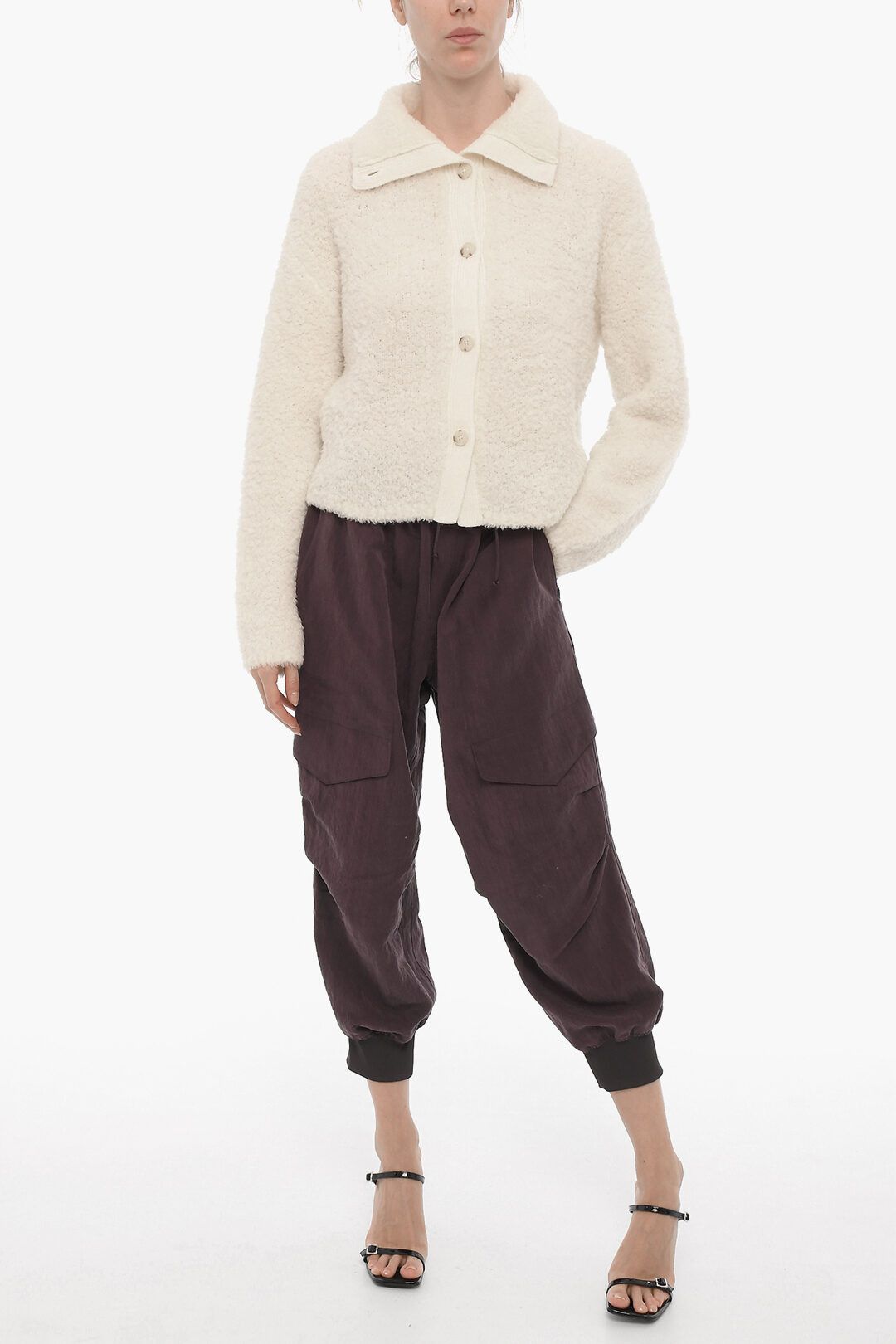 Ugg og1mm0824 Alaura Fluffy Cardigan in White Size XS / US 0-2 / IT 36-38 - 4 Thumbnail