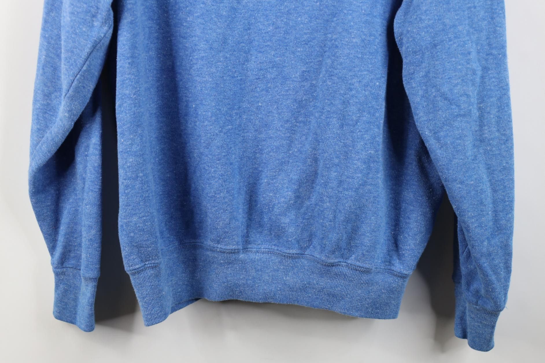Vintage Vintage 70s Streetwear Full Zip Hoodie Sweatshirt Blue USA Size US M / EU 48-50 / 2 - 14 Thumbnail