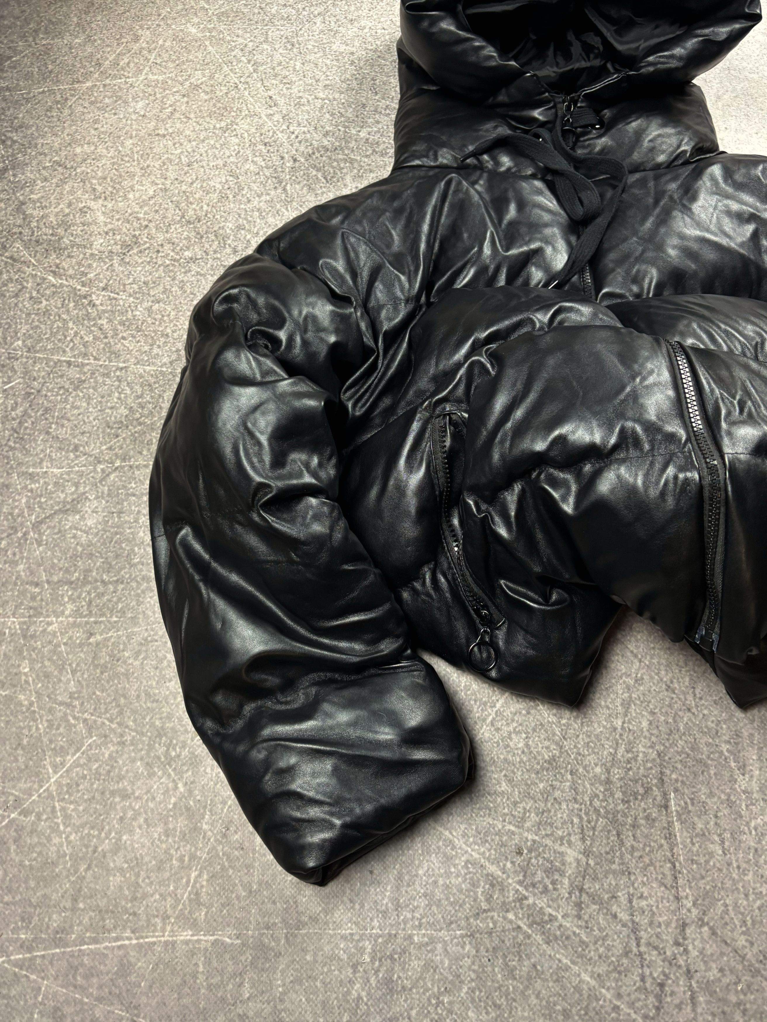 Issey Miyake Cropped Hooded Puffer Jacket Y2K Techwear Streetwear Size US M / EU 48-50 / 2 - 2 Thumbnail