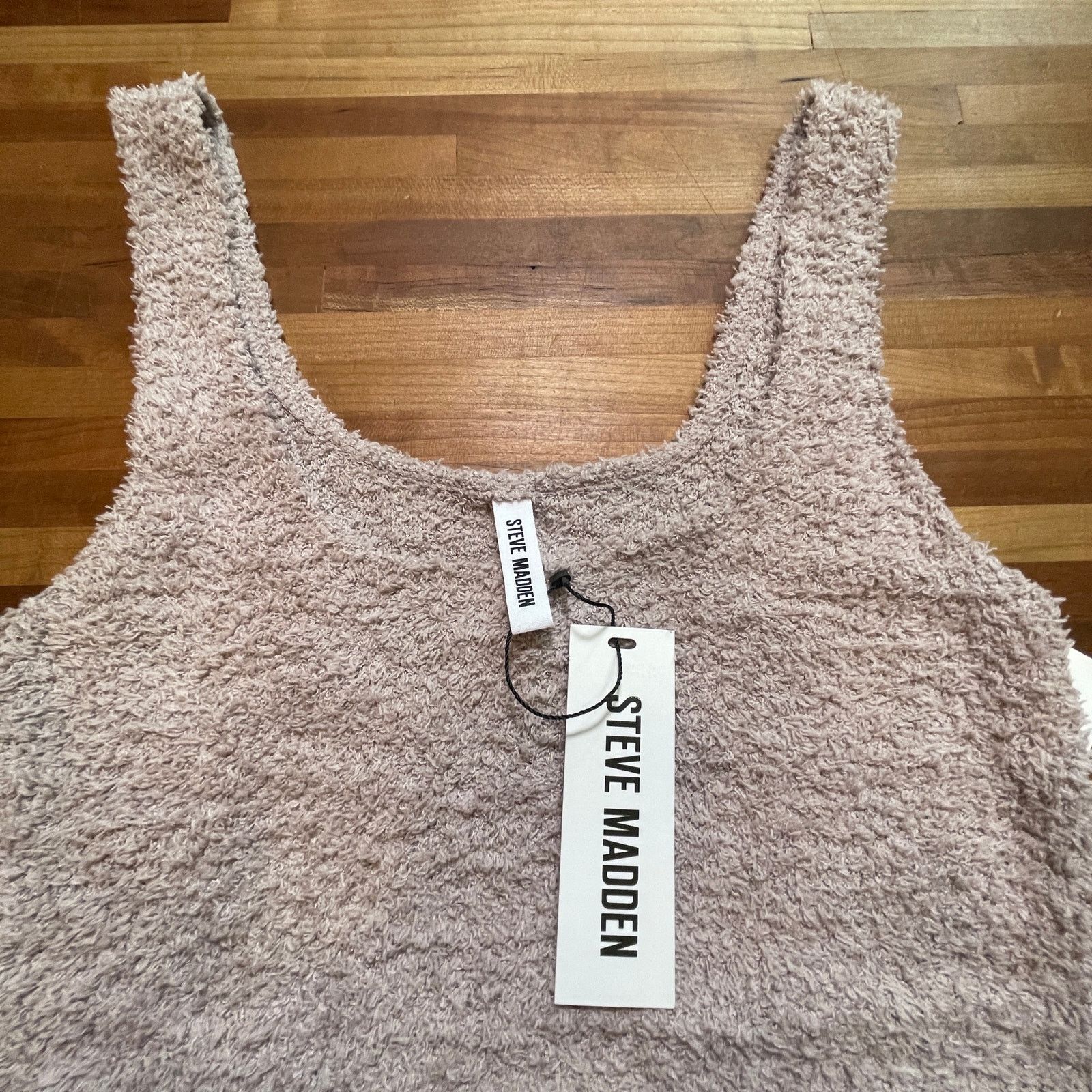 Steve Madden Steve Madden Women's Chenille Sleep Tank Top bark Medium Size M / US 6-8 / IT 42-44 - 2 Thumbnail