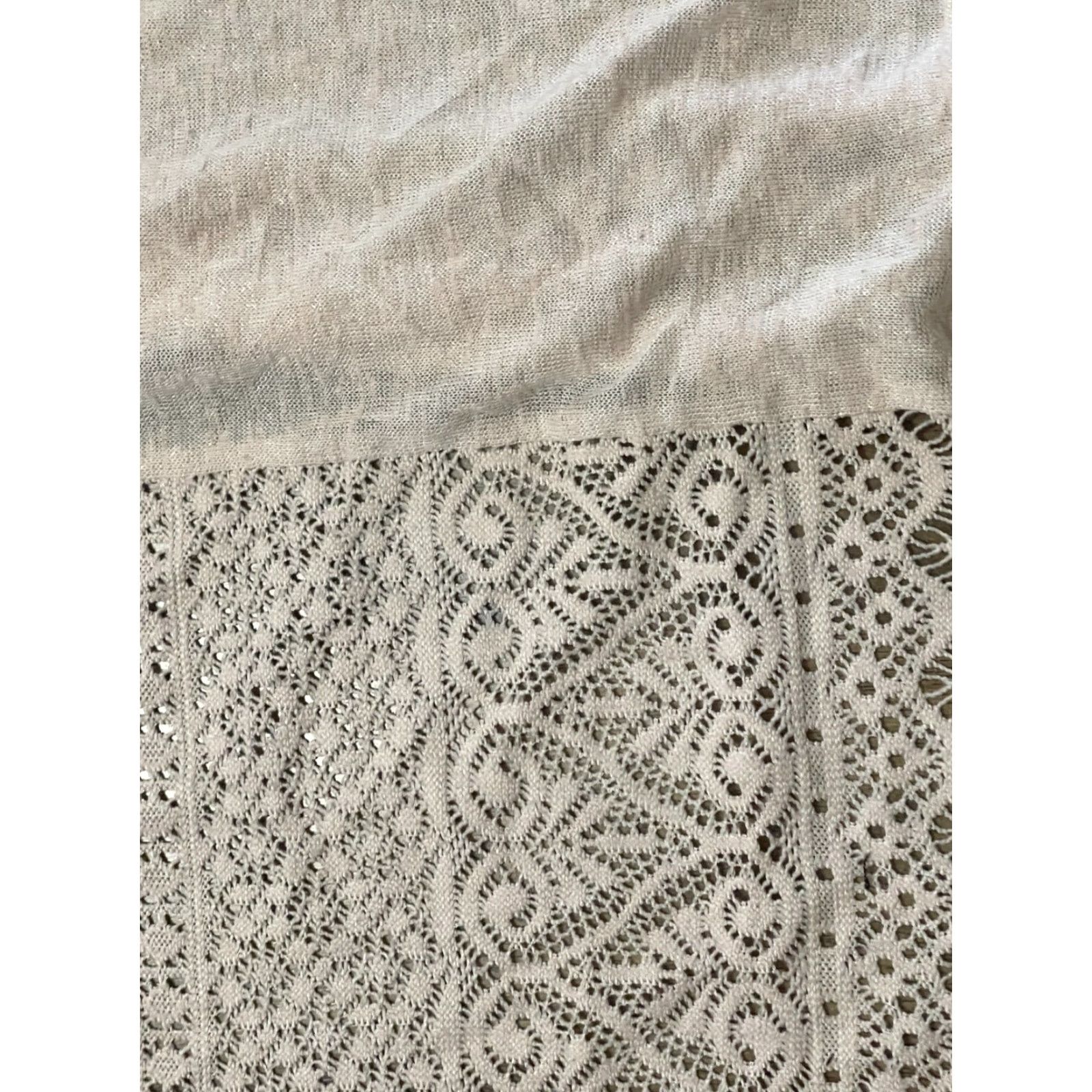 Vintage Maurices Cardigan Sweater Women's Large Pink Open Back Lace Size L / US 10 / IT 46 - 5 Thumbnail