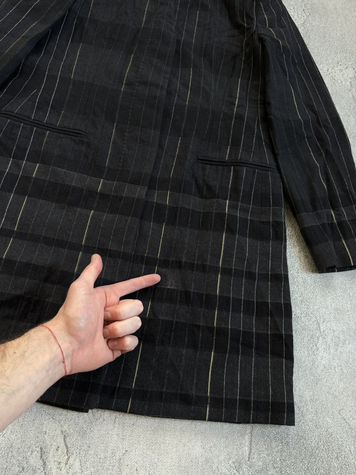 Etro Etro 42size striped wool coat long jacket button up casual Size M / US 6-8 / IT 42-44 - 9 Thumbnail