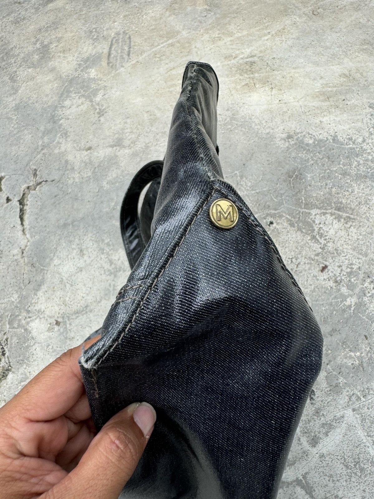 Marc Jacobs × Vintage Jacobs by Marc Jacobs Denim Canvas Tote Bag Size ONE SIZE - 9 Thumbnail