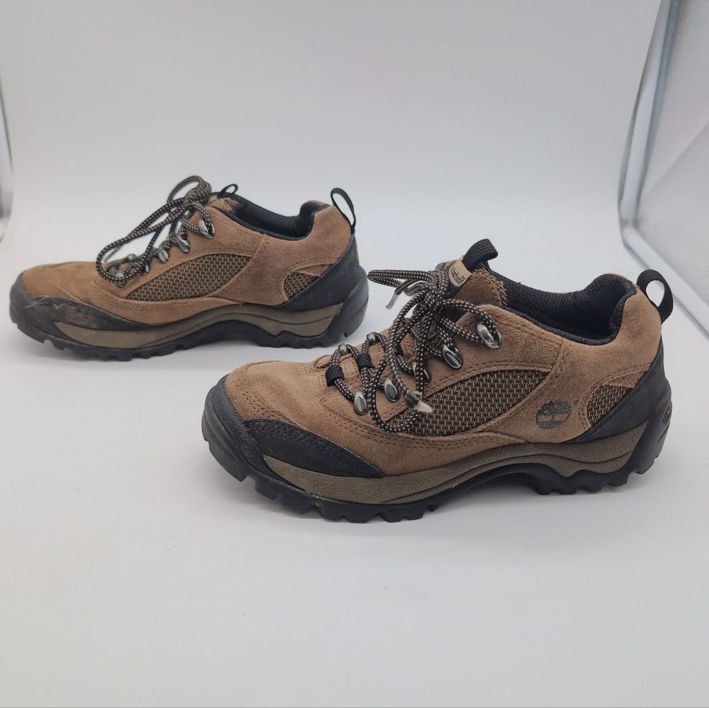 Timberland Timberland Men's ACT sz 6 Brown Low Top Hiking Shoes 85632 Size US 6 / EU 39 - 3 Thumbnail