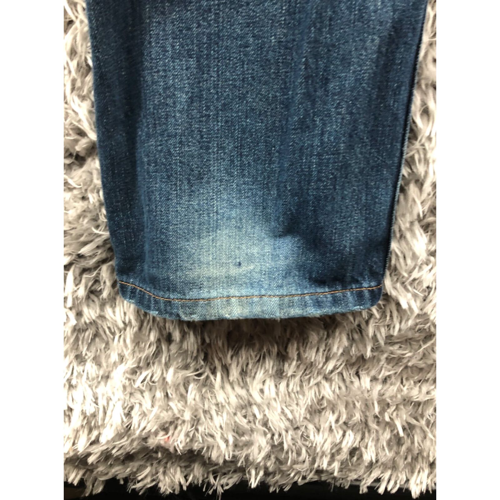 Vintage Blend Jeans Mens Size 33 Dark Wash Blue Denim Straight Leg Mid Rise 34 In Inseam 5-Pocket Brand Blend Regular Cotton Blend Jeans Mens Size US 33 - 7 Thumbnail
