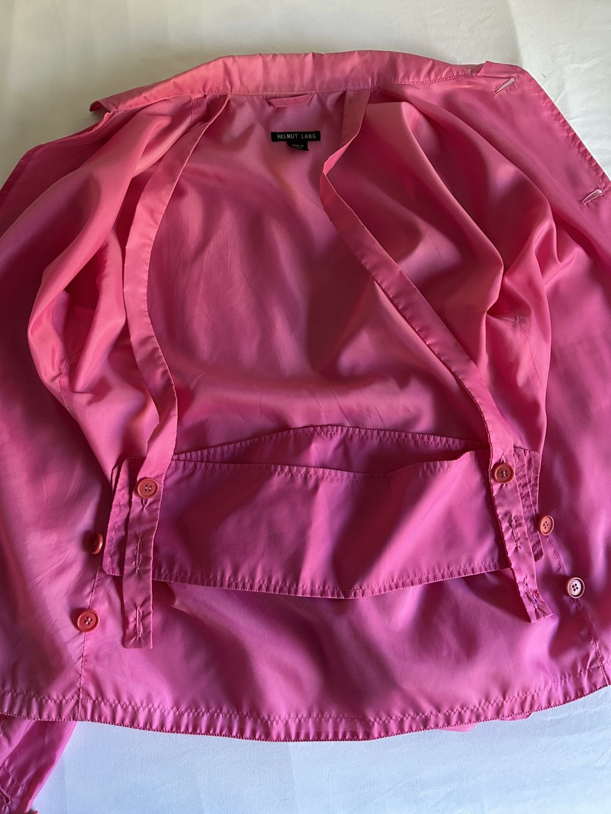 Helmut Lang SS 2000 Hot Pink Nylon Bondage Jacket Size US M / EU 48-50 / 2 - 11 Thumbnail