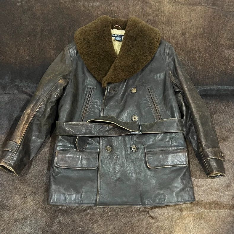 RRL Ralph Lauren RRL Ralph Lauren Coat with integrated fur and brush, farme Size US S / EU 44-46 / 1 - 1 Thumbnail