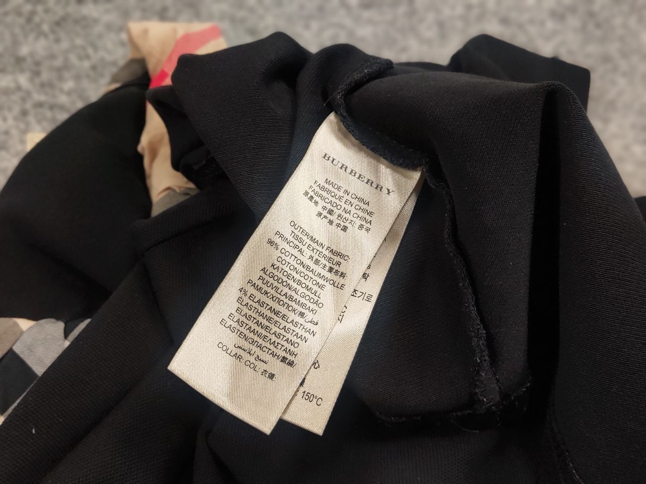 Burberry Burberry London Classic Black Cotton Long Sleeve Nova Check Size L / US 10 / IT 46 - 15 Thumbnail