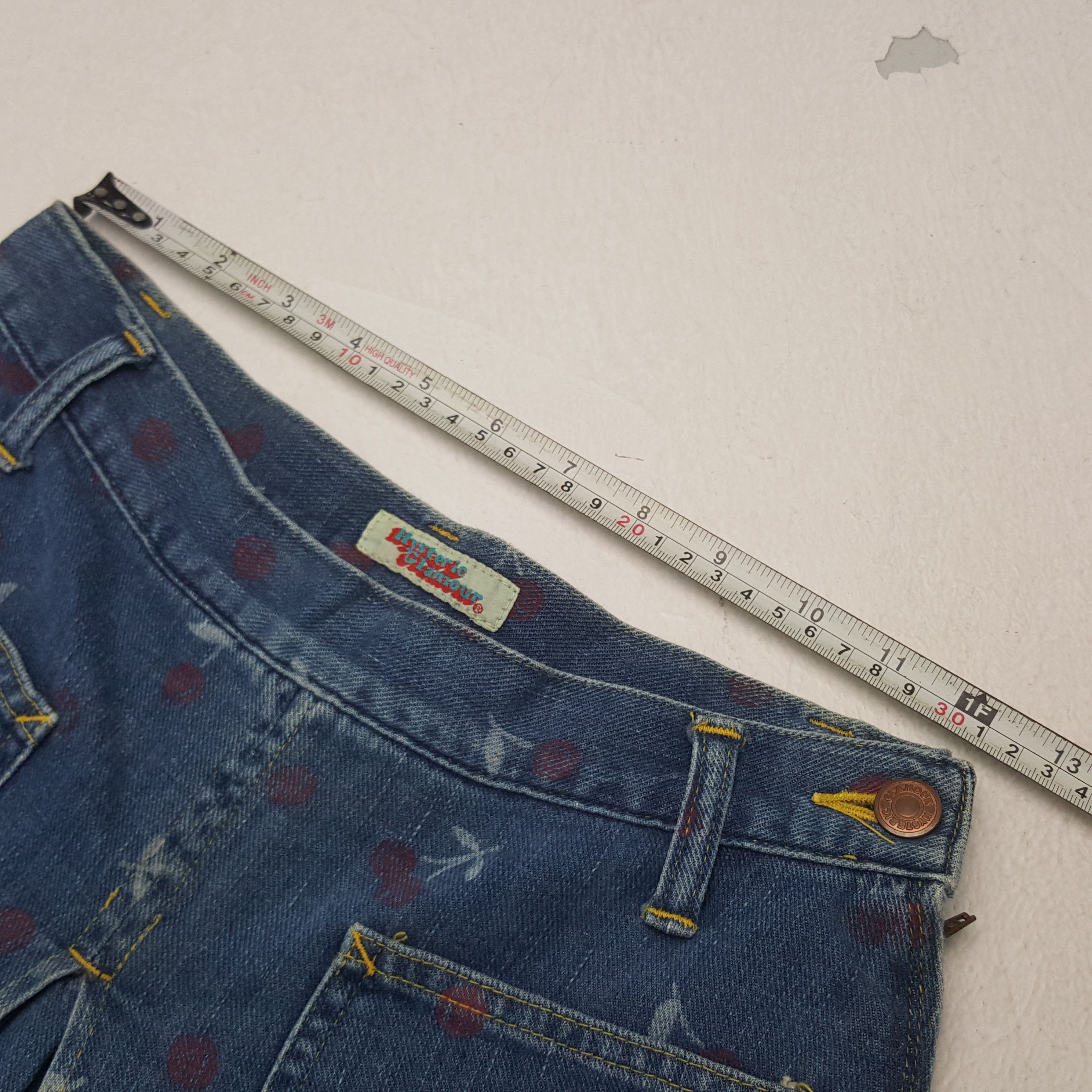 Hysteric Glamour × Japanese Brand × Vintage Vintage Hysteric Glamour Japanese Brand Denim Skirt Size 24" / US 00 / IT 34 - 9 Thumbnail
