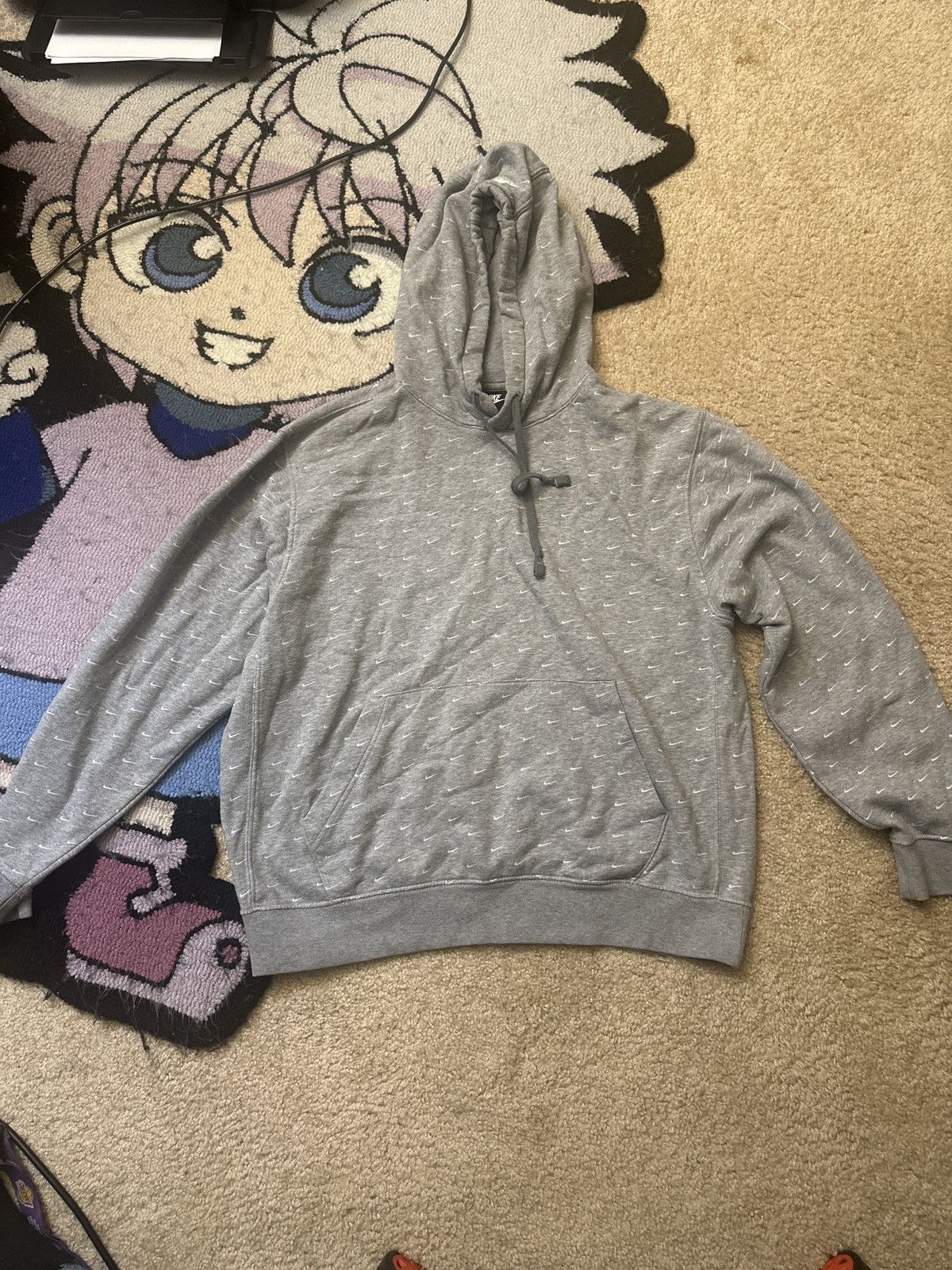 Nike Nike check all over hoodie Size US L / EU 52-54 / 3 - 1 Thumbnail